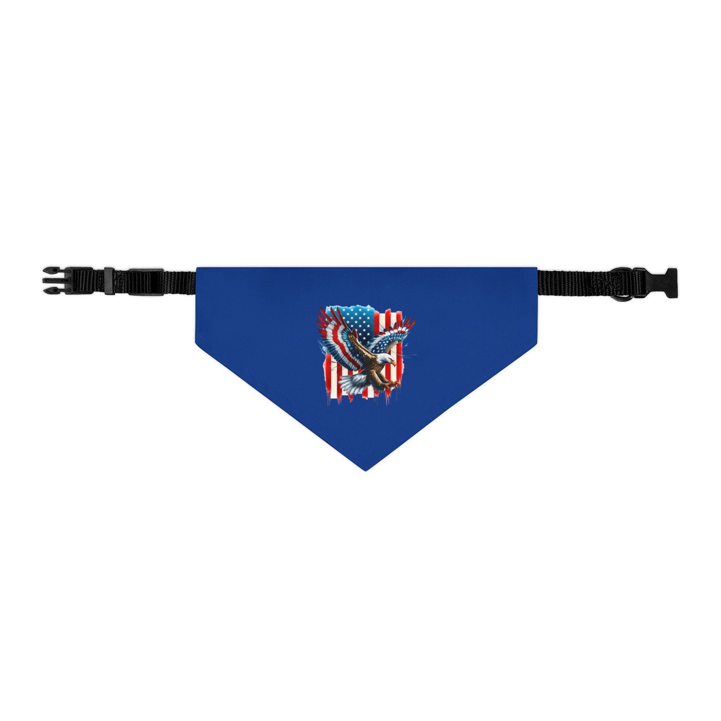 Princess Grace Patriotic Pet Bandana Collar for Dogs USA Flag Design