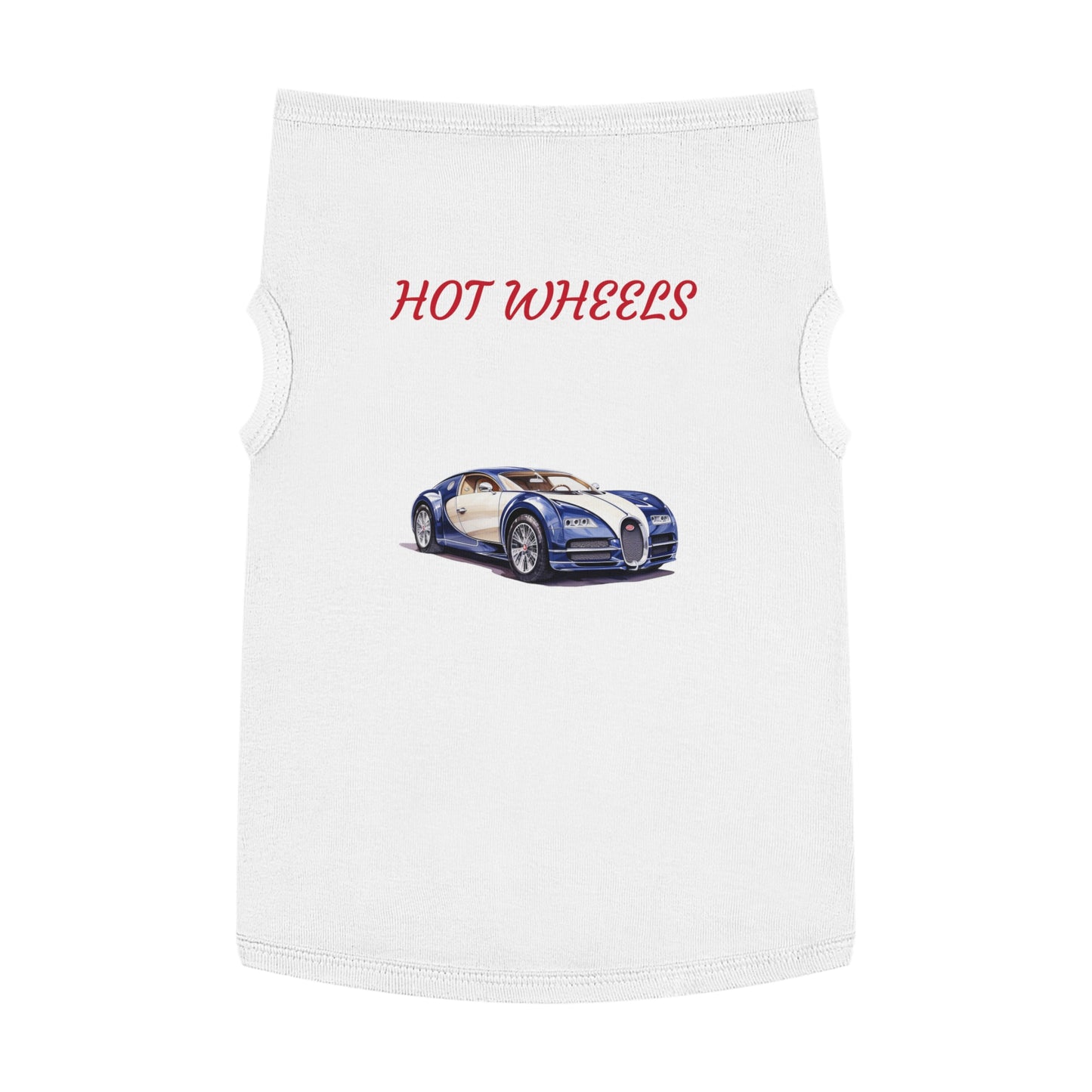 Princess Grace Hot Wheels Pet Tank Top for Car Lovers Stylish Dog Apparel