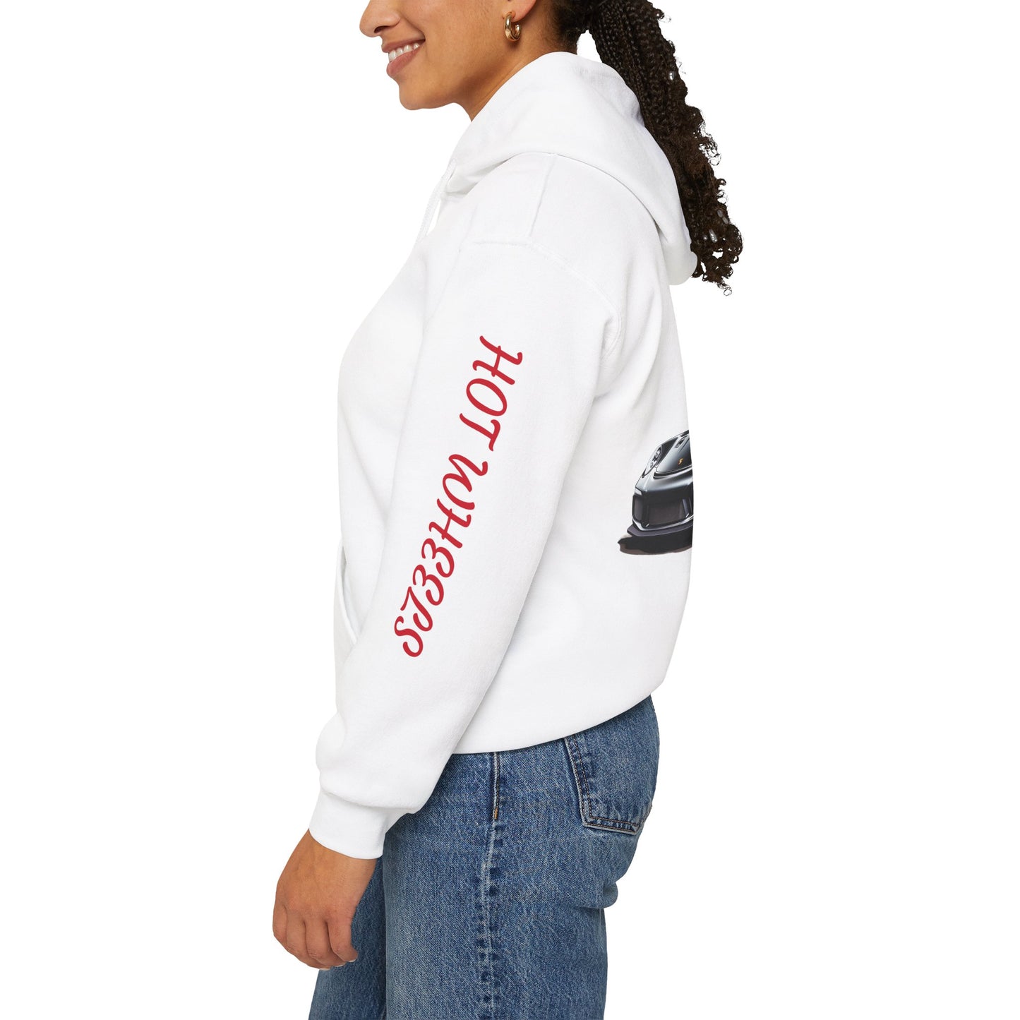 Princess Grace Hot Wheels Unisex Hooded Sweatshirt Passion for Cars and Racing Enthusiasts