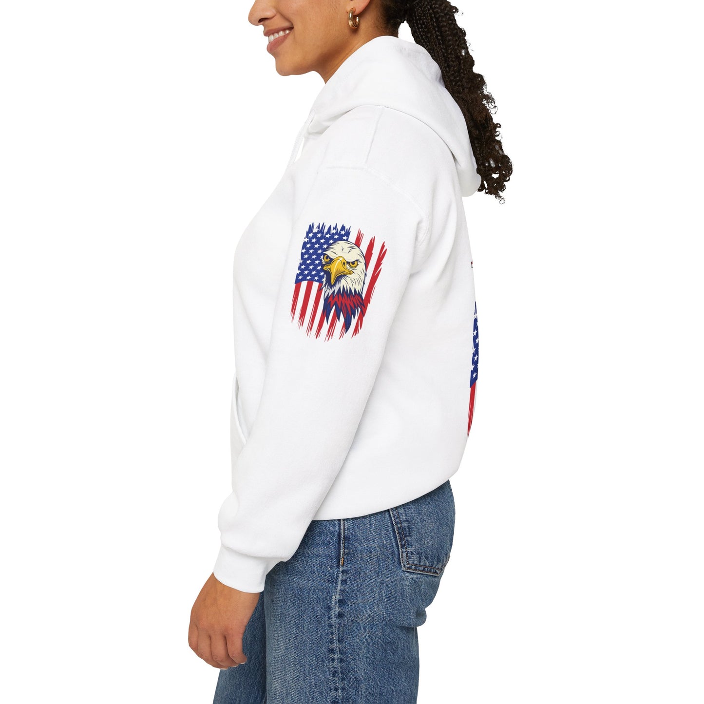 Princess Grace Unisex Air Force Hoodie with Eagle Design