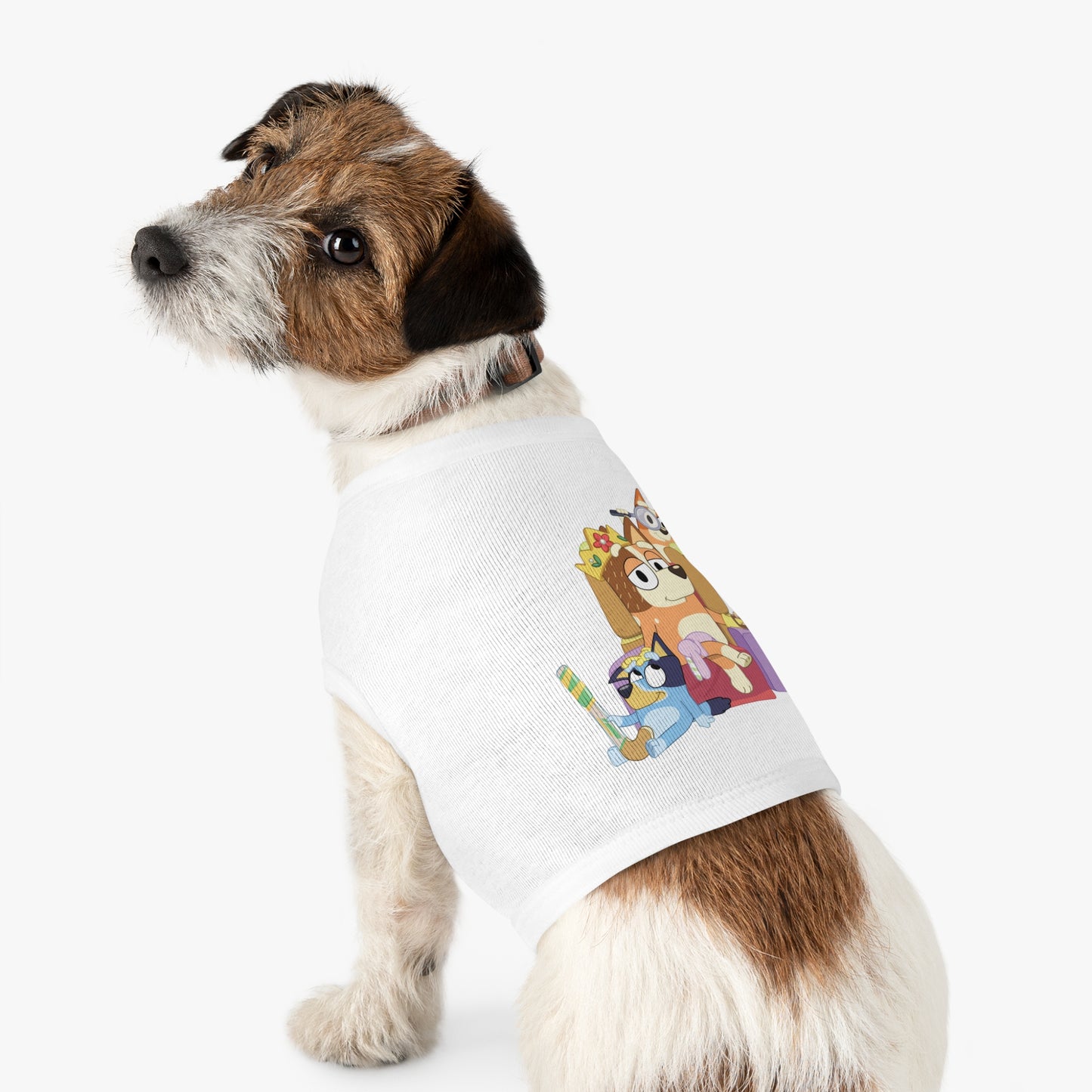 Princess Grace BLUEY Fun Pet Tank Top Adorable Cartoon Design for Your Furry Friend