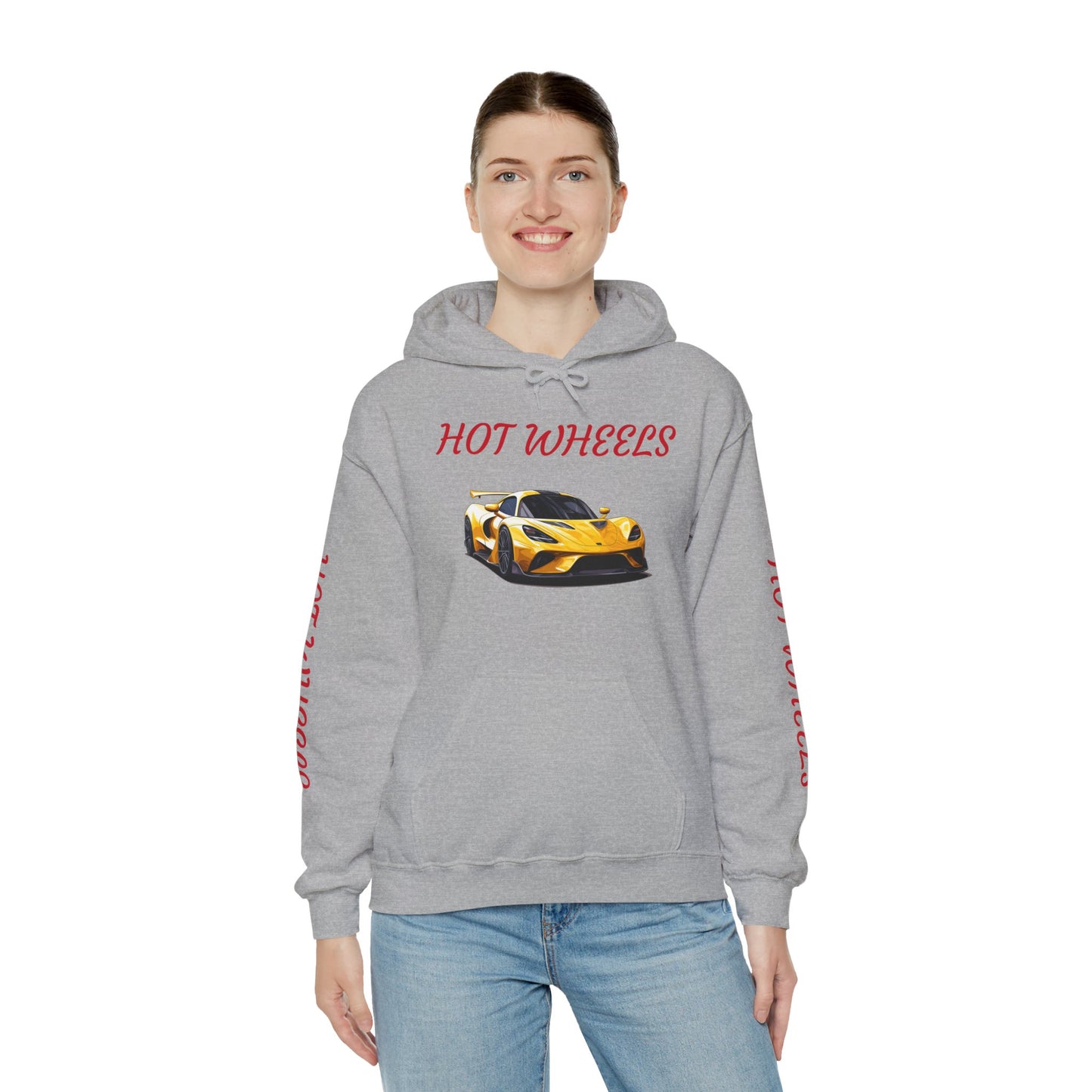 Princess Grace Hot Wheels Unisex Heavy Blend Hoodie Cool Car Graphic Sweatshirt for Car Enthusiasts
