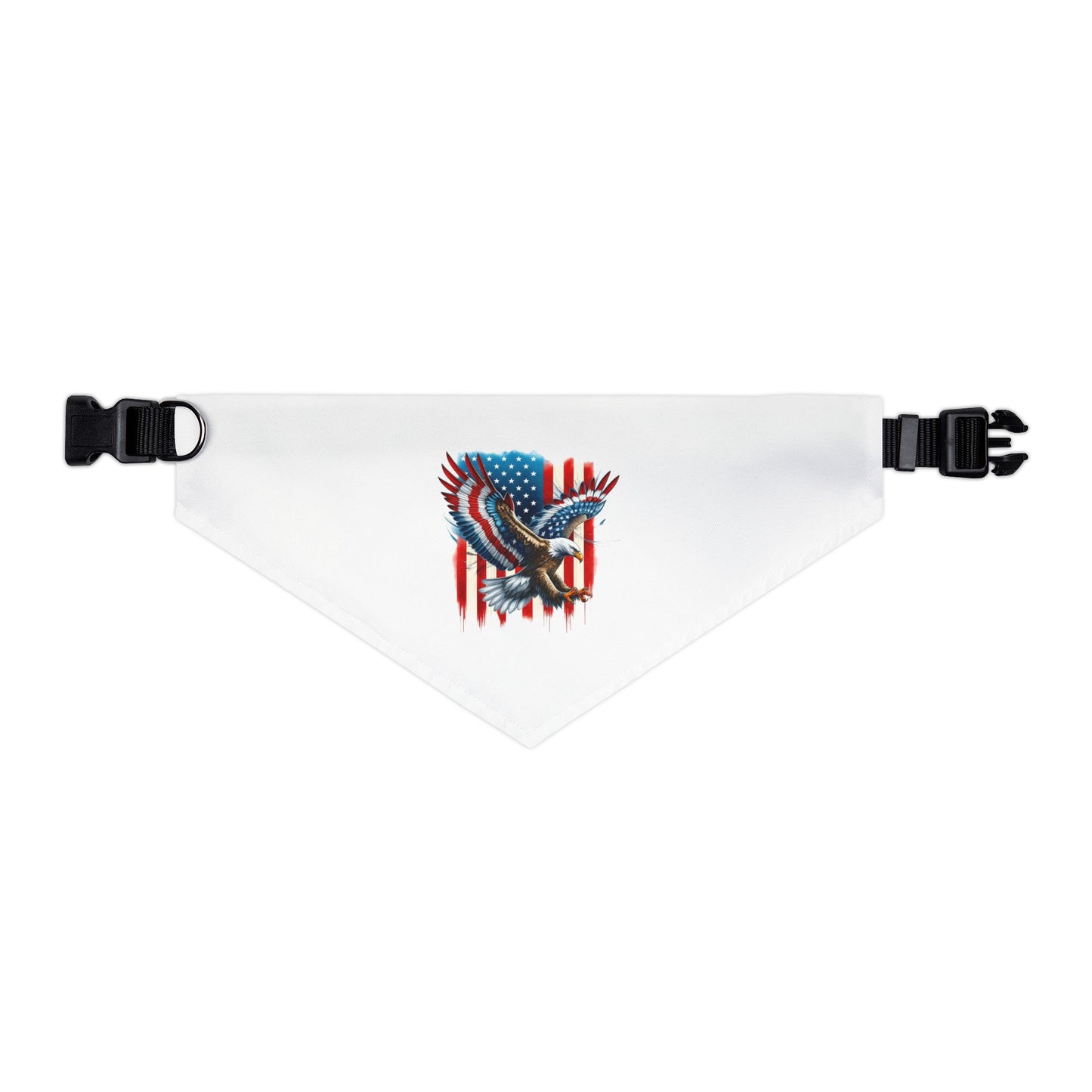 Princess Grace Patriotic Pet Bandana Collar American Flag Eagle Design