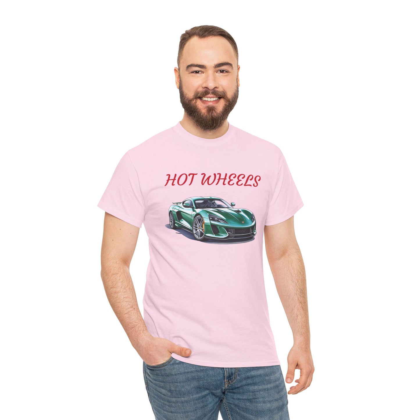 Princess Grace Hot Wheels Unisex Heavy Cotton Tee Car Lovers T-Shirt for Enthusiasts