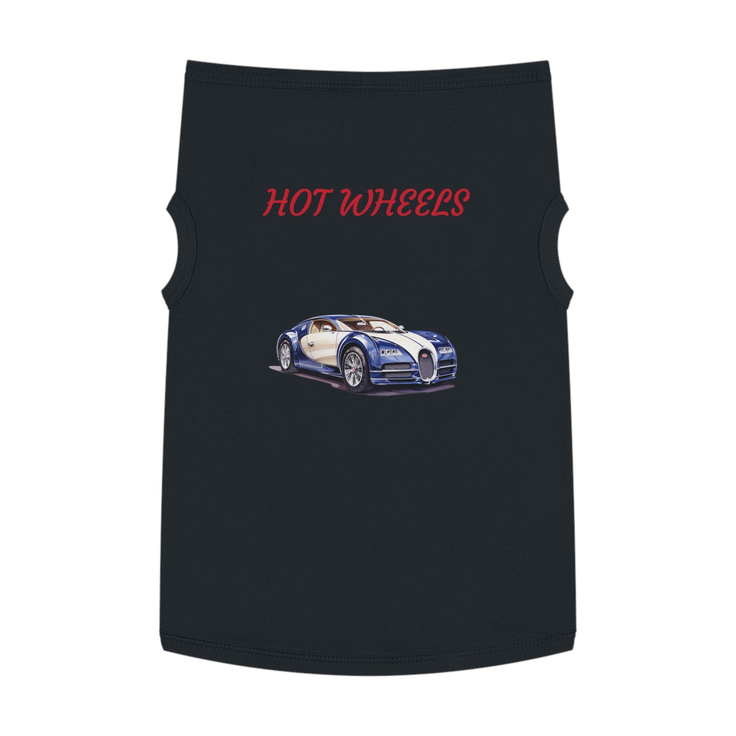 Princess Grace Hot Wheels Pet Tank Top for Car Lovers Stylish Dog Apparel