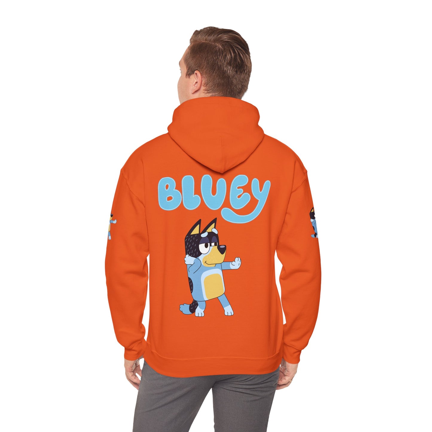 Princess Grace Cute Bluey Hoodie for Kids & Adults Unisex Heavy Blend Sweatshirt with Adorable Character Design