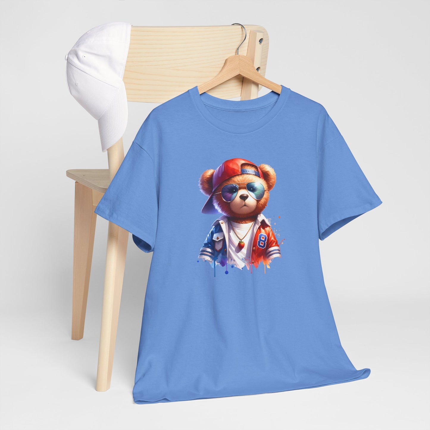 Princess Grace Cool Bear Graphic Unisex Heavy Cotton Tee