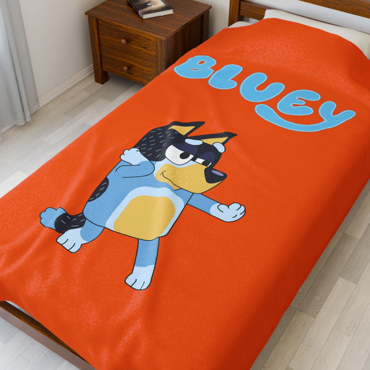 Princess Grace Bluey Velveteen Plush Blanket Cozy Blanket for Snuggly Days