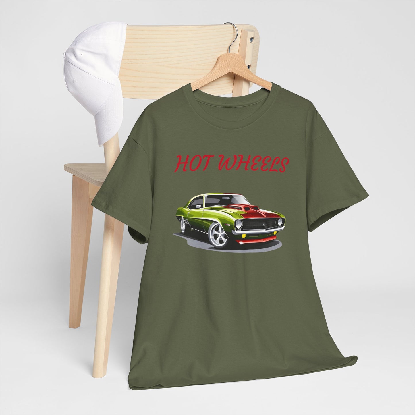 Princess Grace Hot Wheels Unisex Heavy Cotton Tee Classic Car Graphic T-Shirt