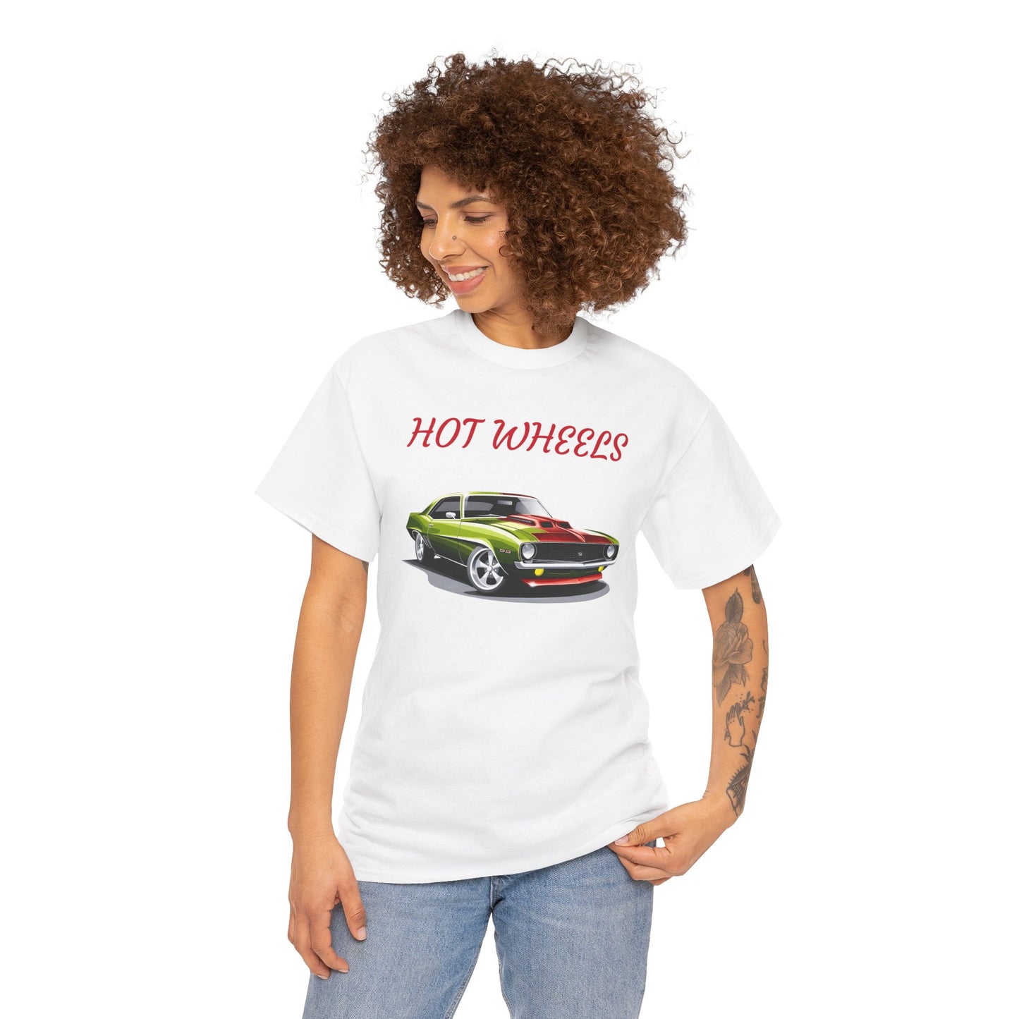 Princess Grace Hot Wheels Unisex Heavy Cotton Tee Classic Car Graphic T-Shirt