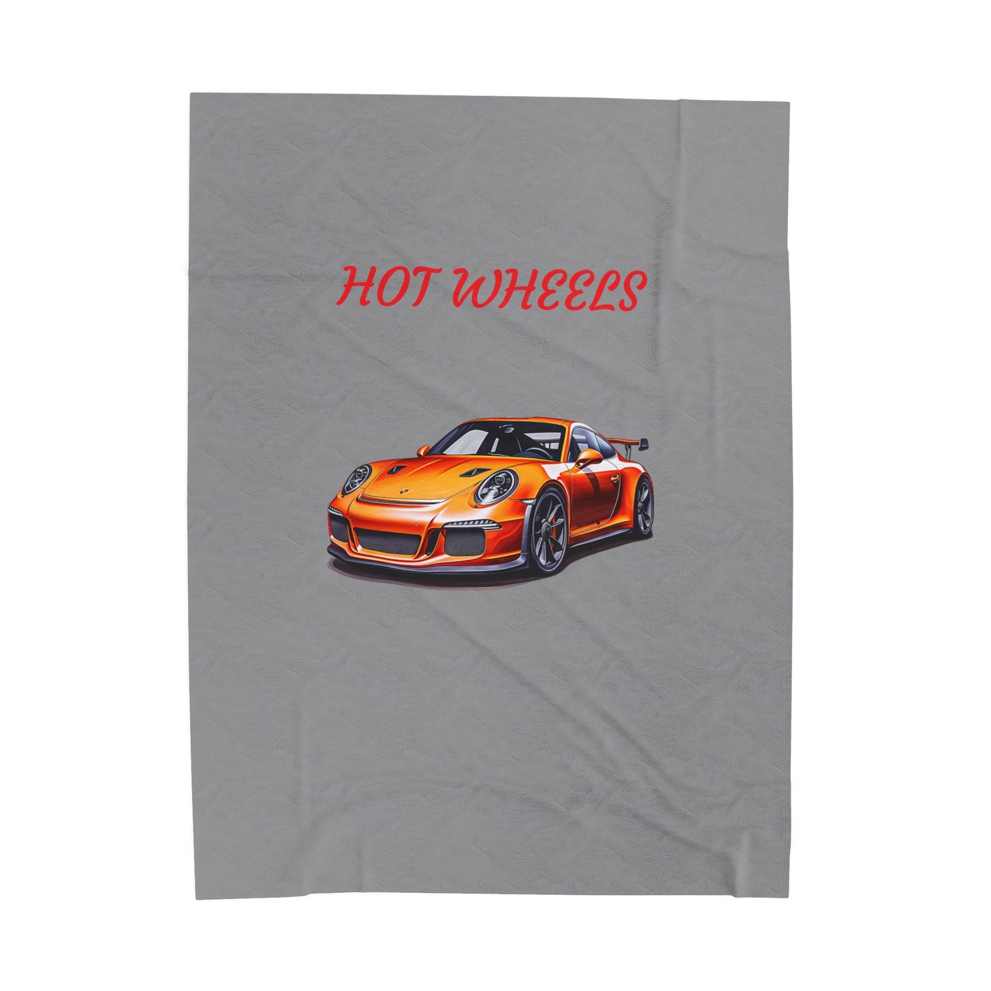 Princess Grace Hot Wheels Velveteen Plush Blanket Cozy Car Blanket for Automotive Enthusiasts