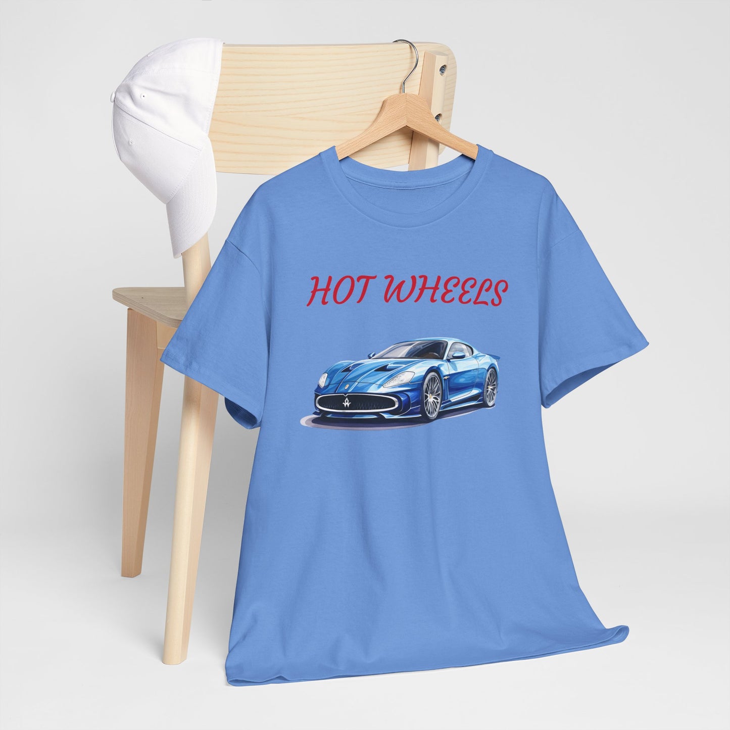 Princess Grace Hot Wheels Unisex Heavy Cotton Tee Classic Car Graphic T-Shirt for Auto Enthusiasts