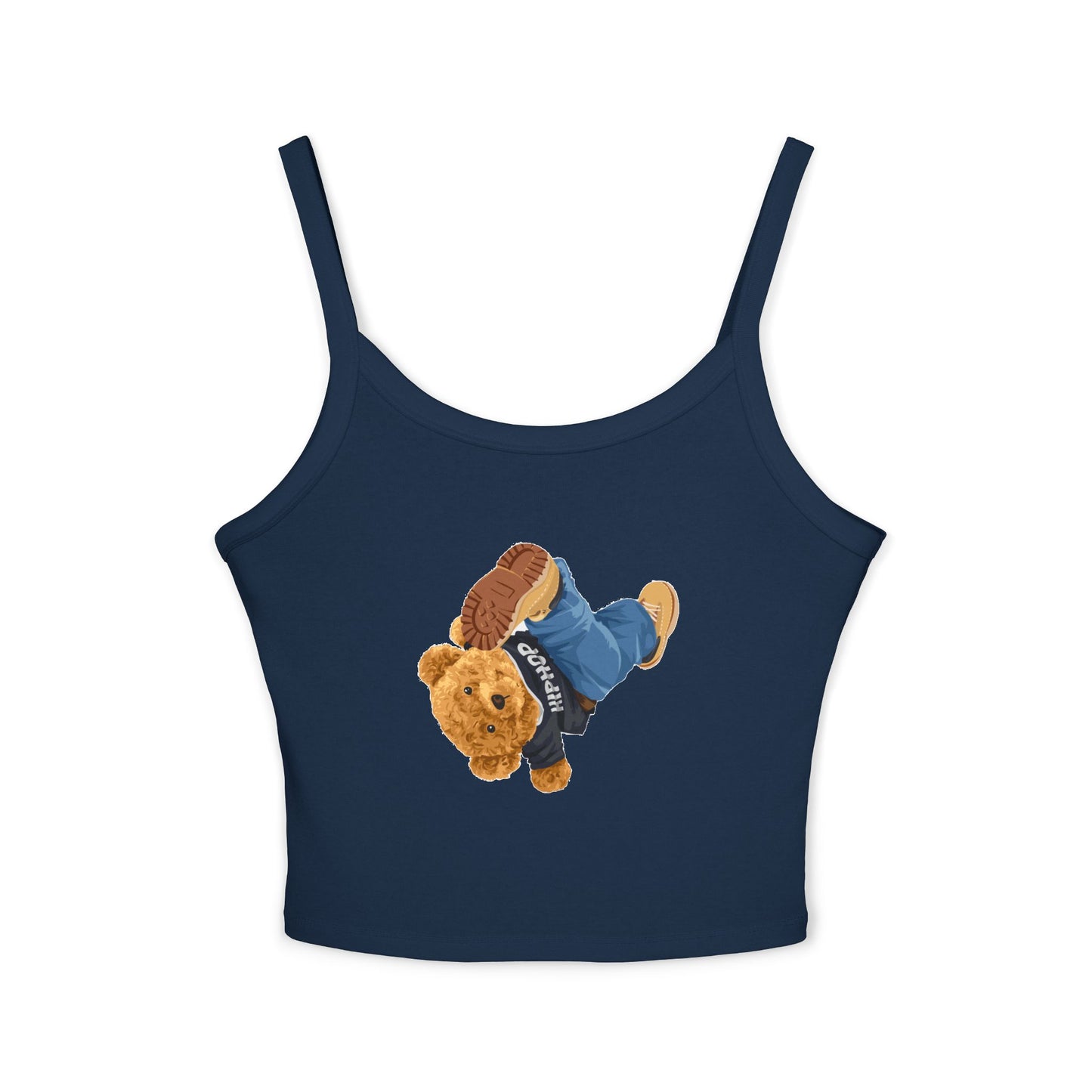 Princess Grace Cute Bear Graphic Women's Spaghetti Strap Tank Top