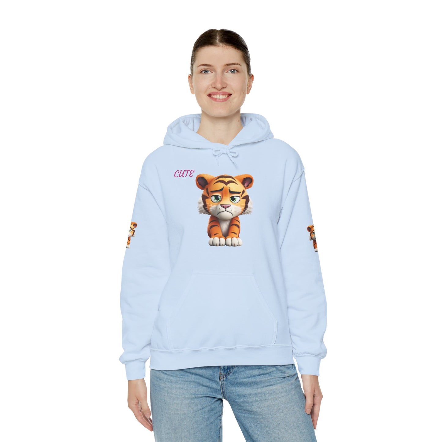 Princess Grace Cute Tiger Graphic Unisex Hoodie
