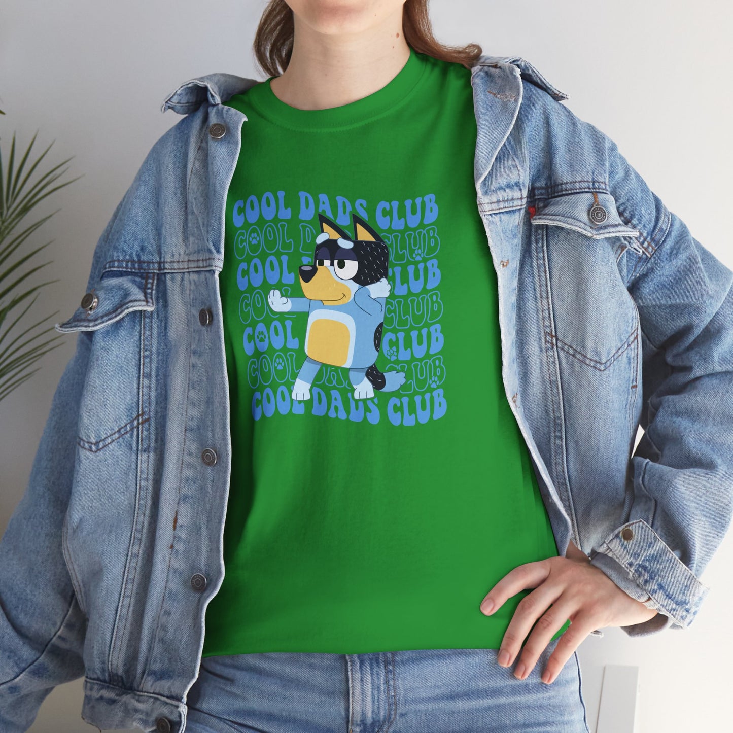 Princess Grace Bluey Cool Dads Club Unisex Heavy Cotton Tee