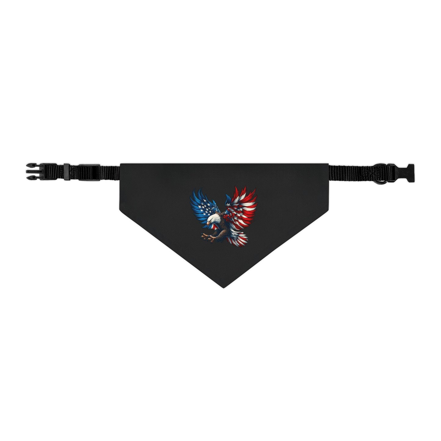 Princess Grace Patriotic Eagle Pet Bandana Collar USA Flag Design for Dogs