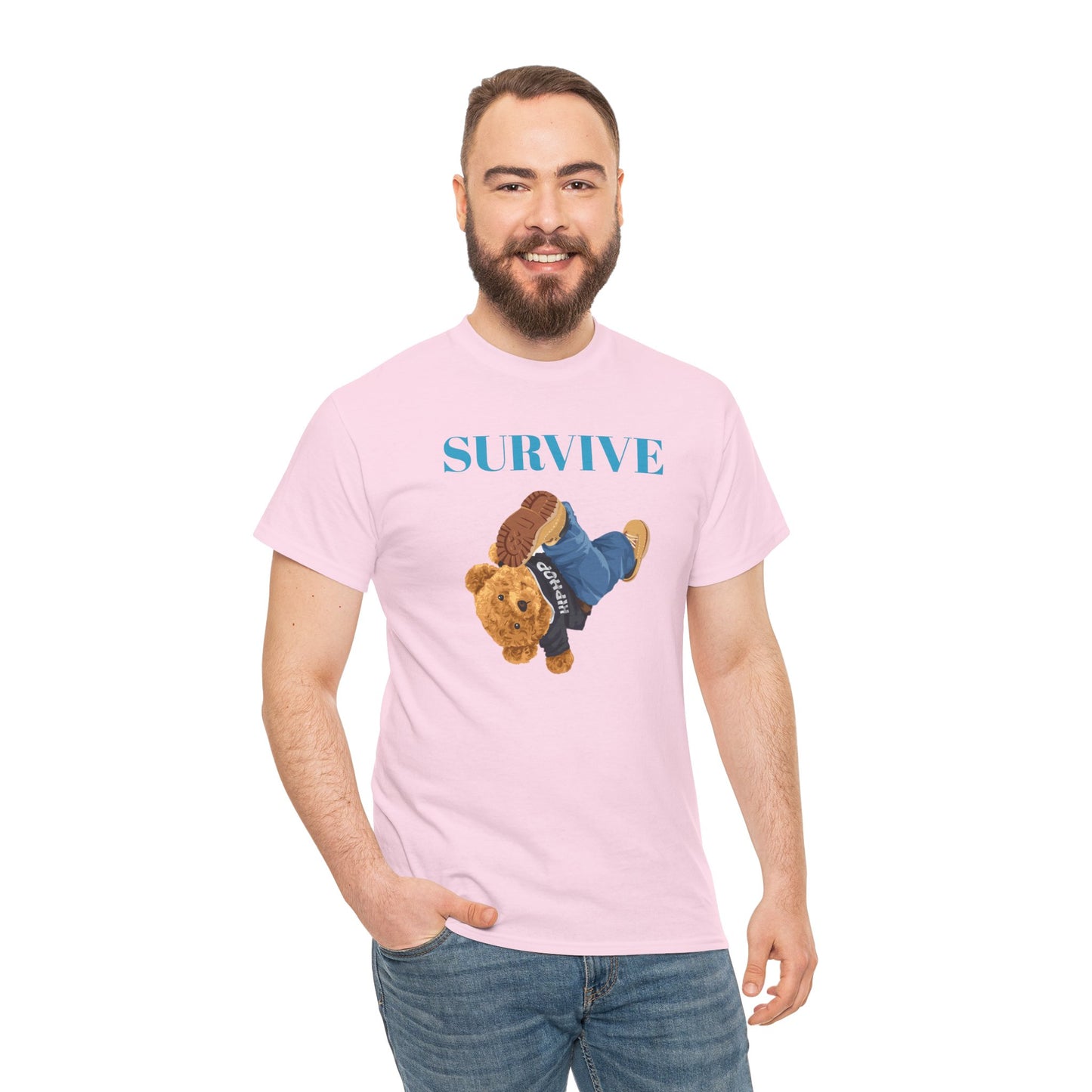 Princess Grace Survive Graphic Unisex Heavy Cotton Tee