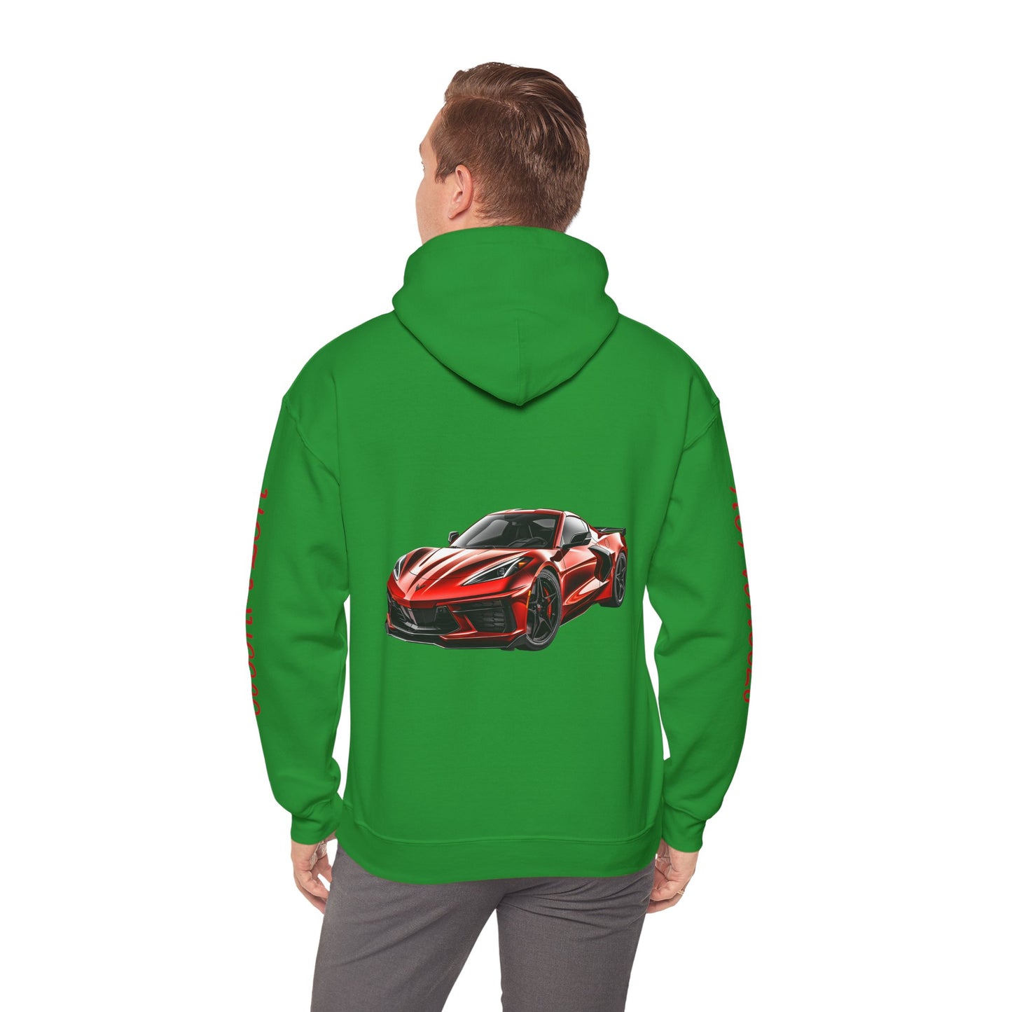 Princess Grace Hot Wheels Unisex Hooded Sweatshirt Stylish Car Graphic Sweatshirt for Car Enthusiasts