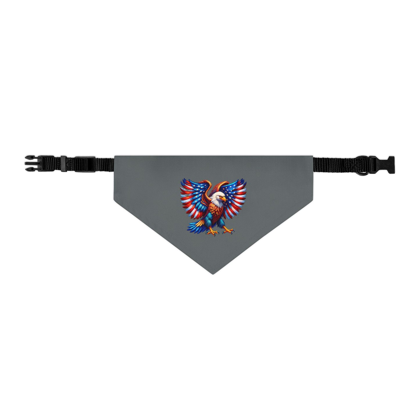 Princess Grace Patriotic Eagle Pet Bandana Collar Perfect for Celebrations & Daily Adventures