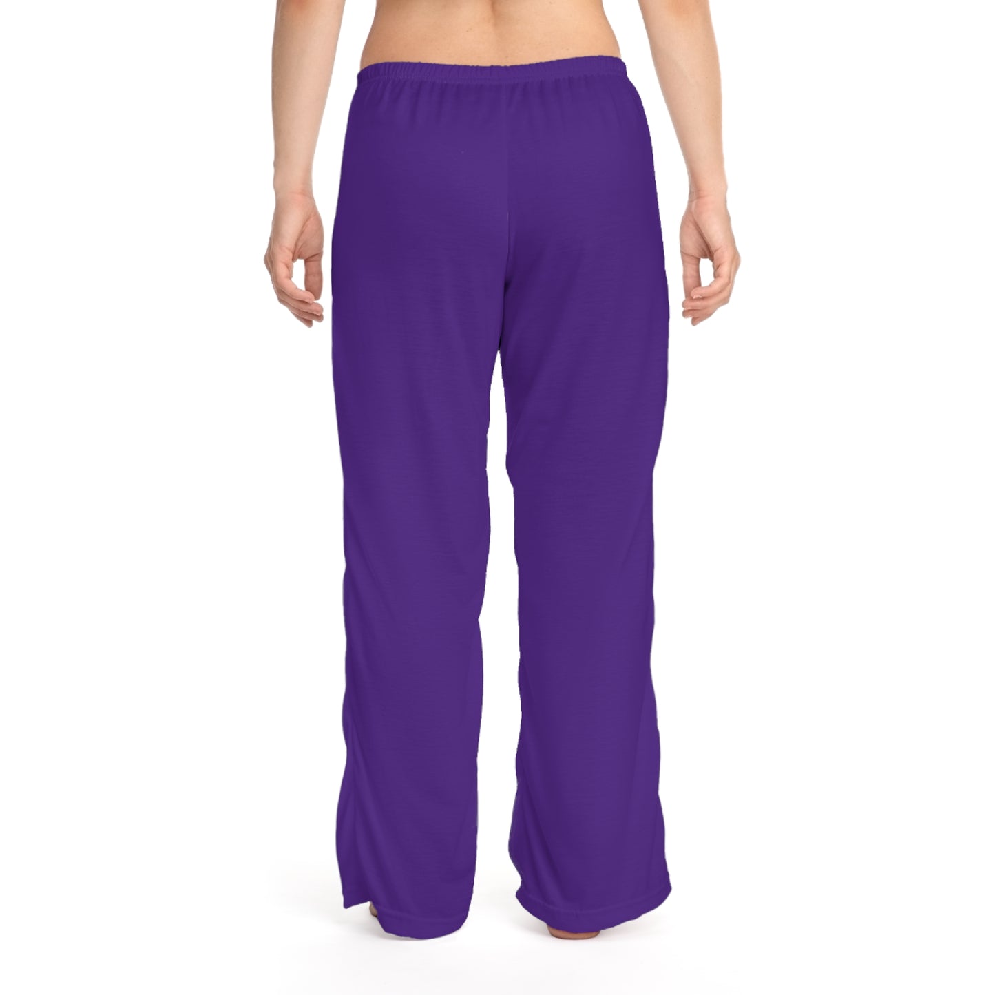 Princess Grace Pajama Pants Purple Tiger 'Survive' Lounge Sleepwear