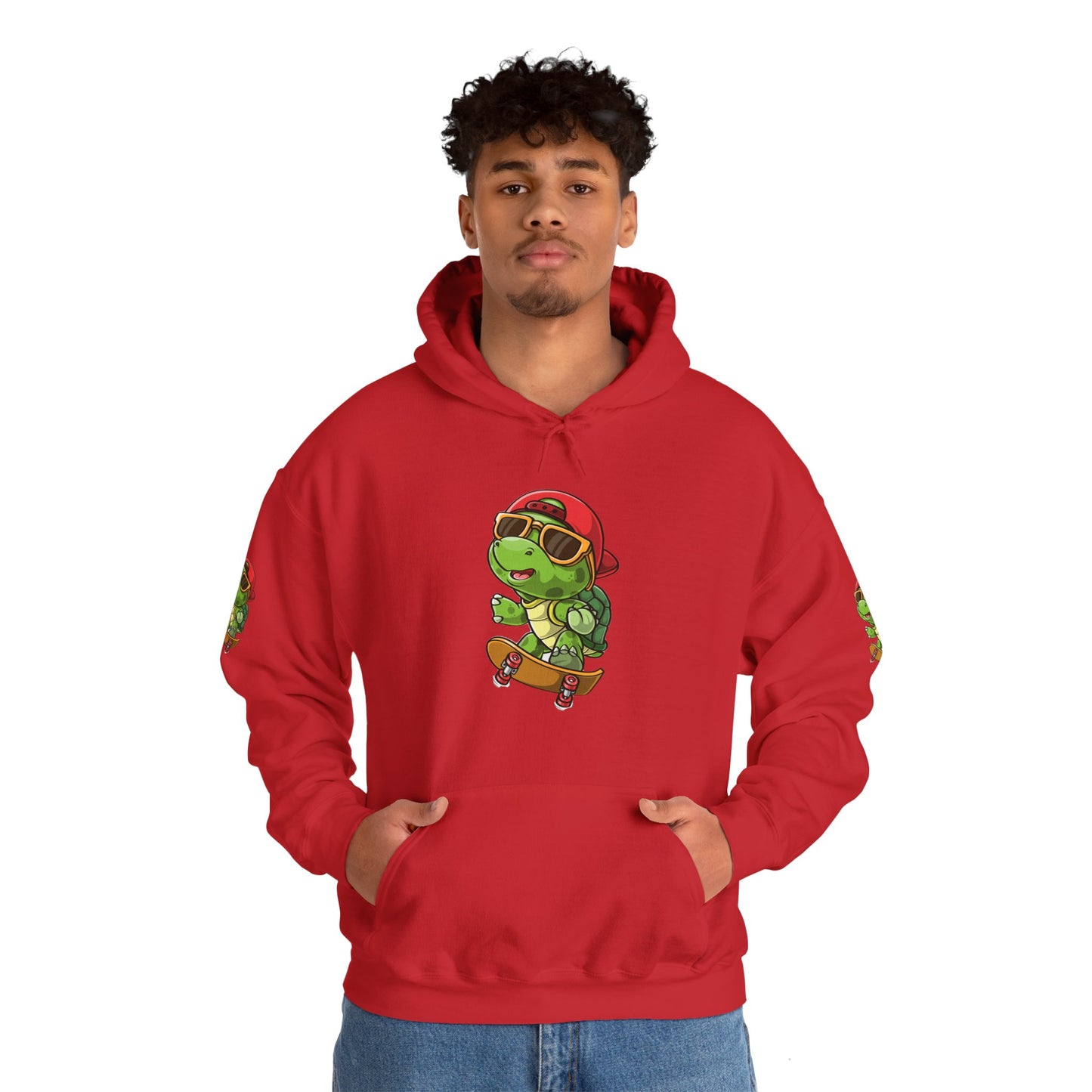 Princess Grace Cool Skateboarding Turtle Unisex Hoodie Fun and Stylish