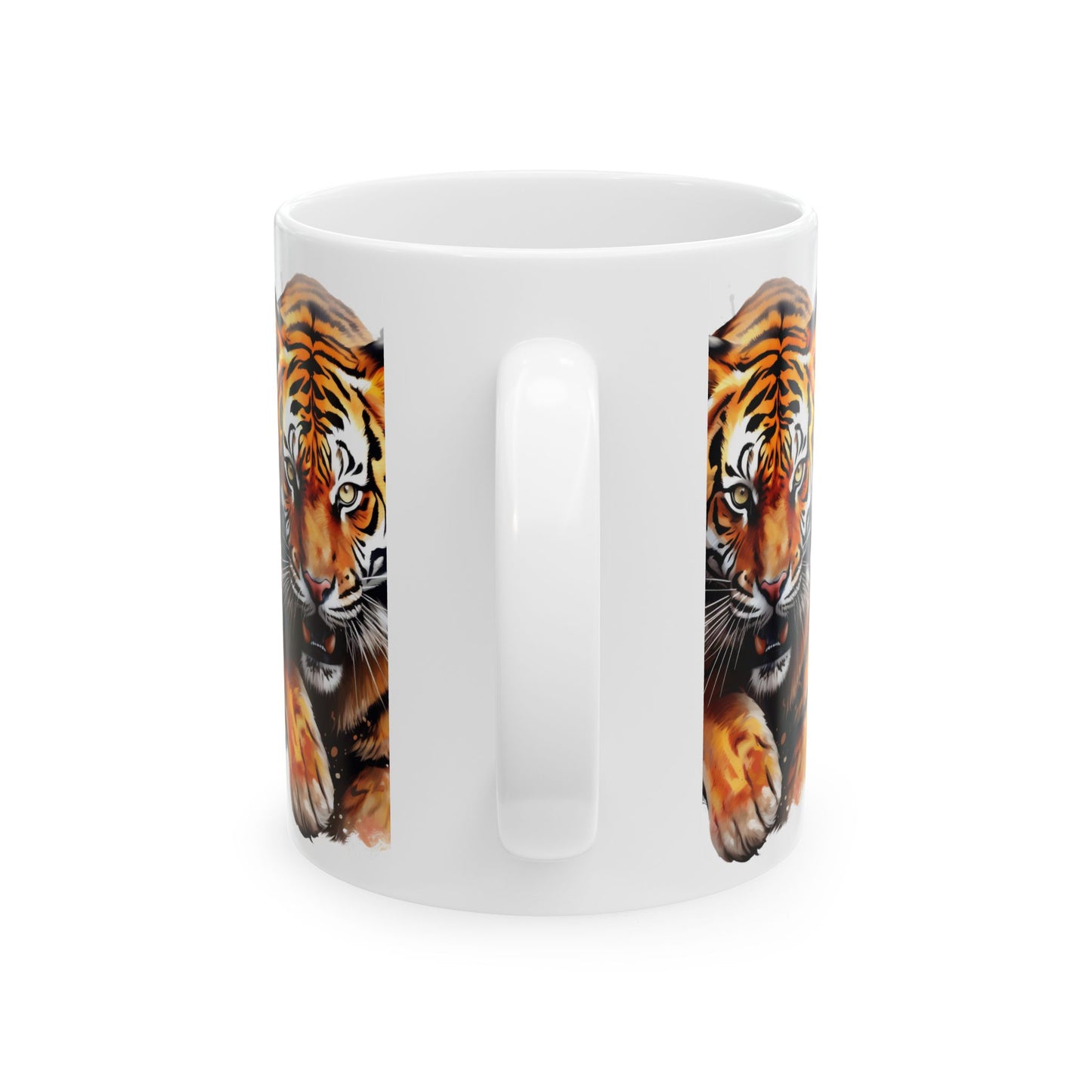 Princess Grace Fierce Tiger Ceramic Mug 11oz & 15oz Coffee Cup for Animal Lovers