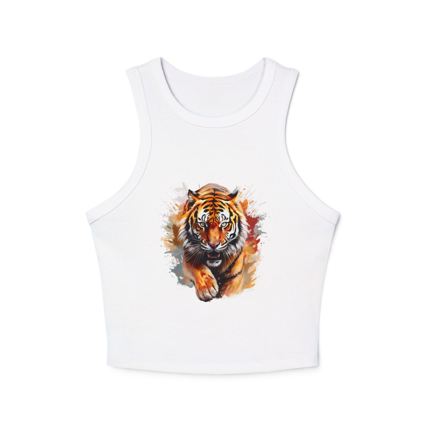 Princess Grace Fierce & Cute Tiger Print Tank Top for Women