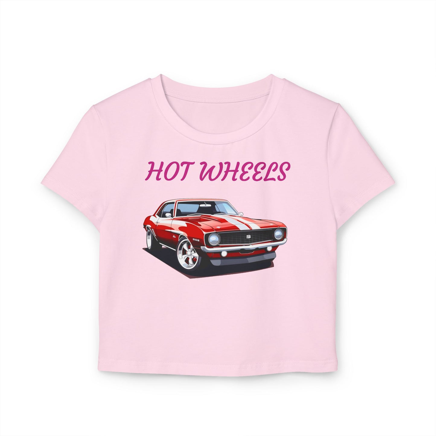 Princess Grace Retro Hot Wheels Baby Tee for Car Enthusiasts