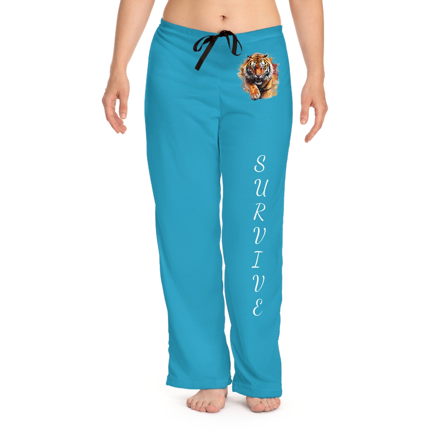 Princess Grace Tiger Print Pajama Pants Survive Style for Comfort and Relaxation