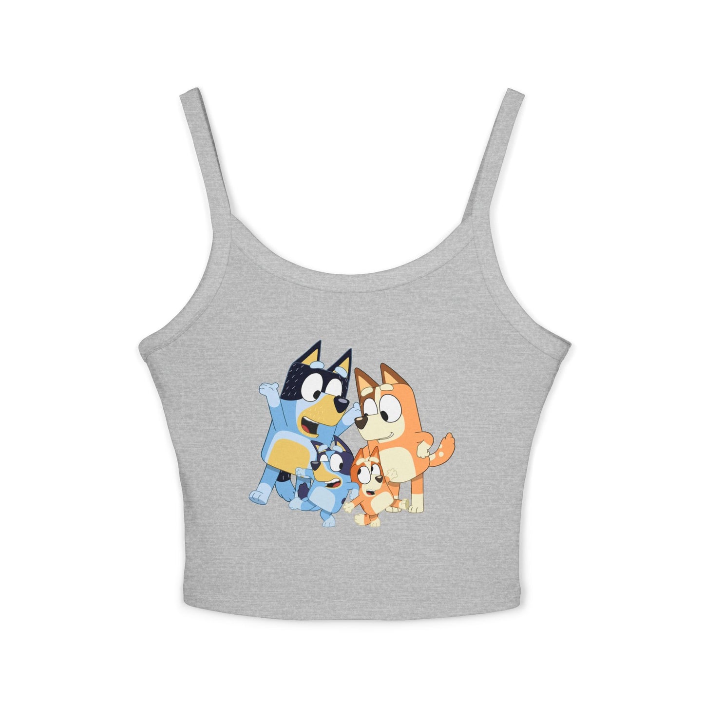 Princess Grace Bluey Cute Cartoon Women's Spaghetti Strap Tank Top