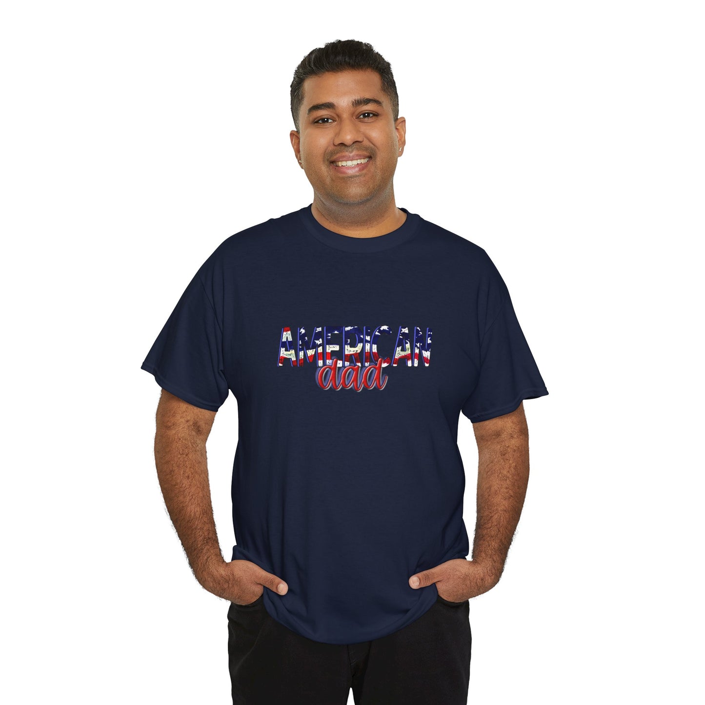 Princess Grace Patriotic American Dad Tee Unisex Heavy Cotton T-Shirt