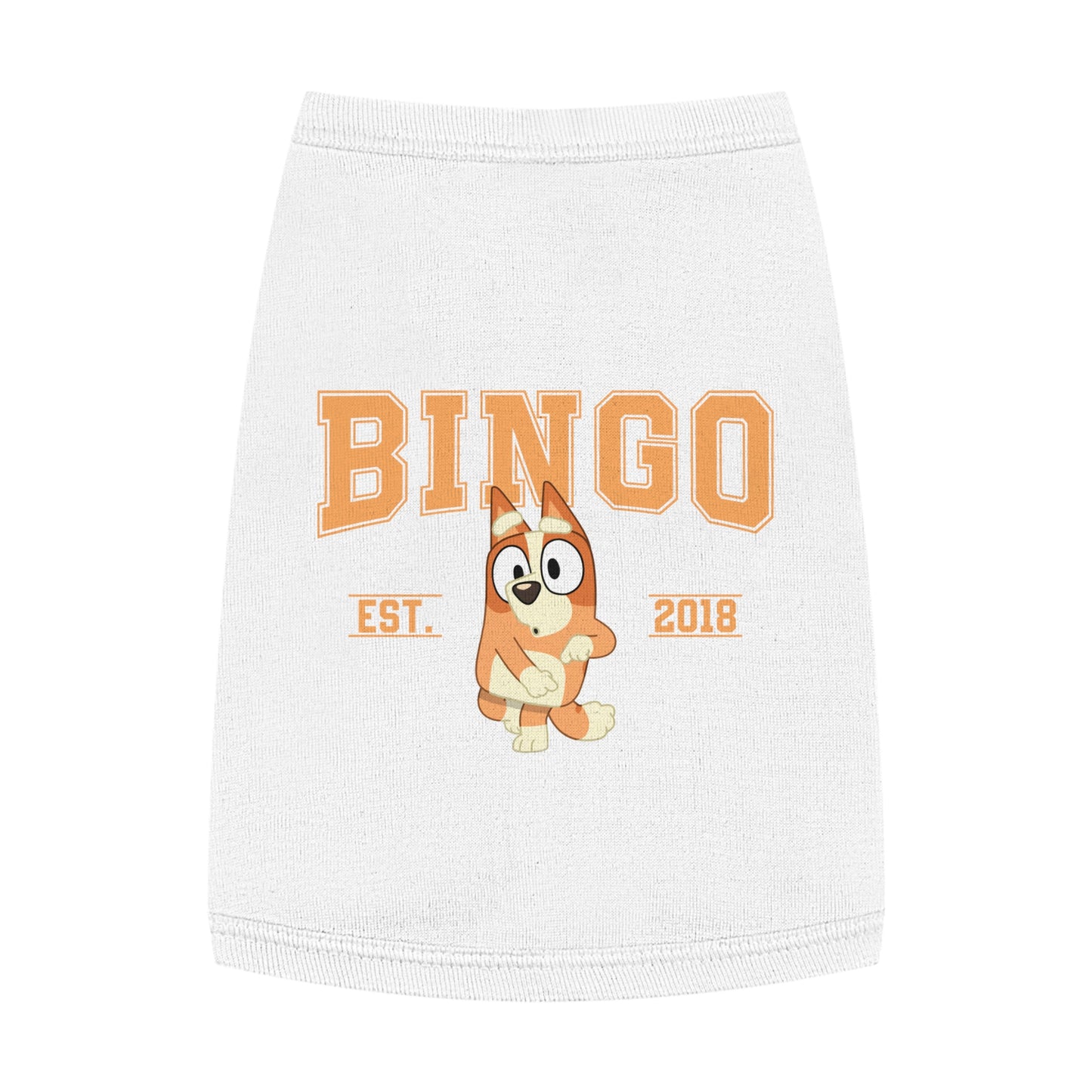 Princess Grace BLUEY Cute Pet Tank Top Bingo Design for Dogs Perfect Summer Outfit