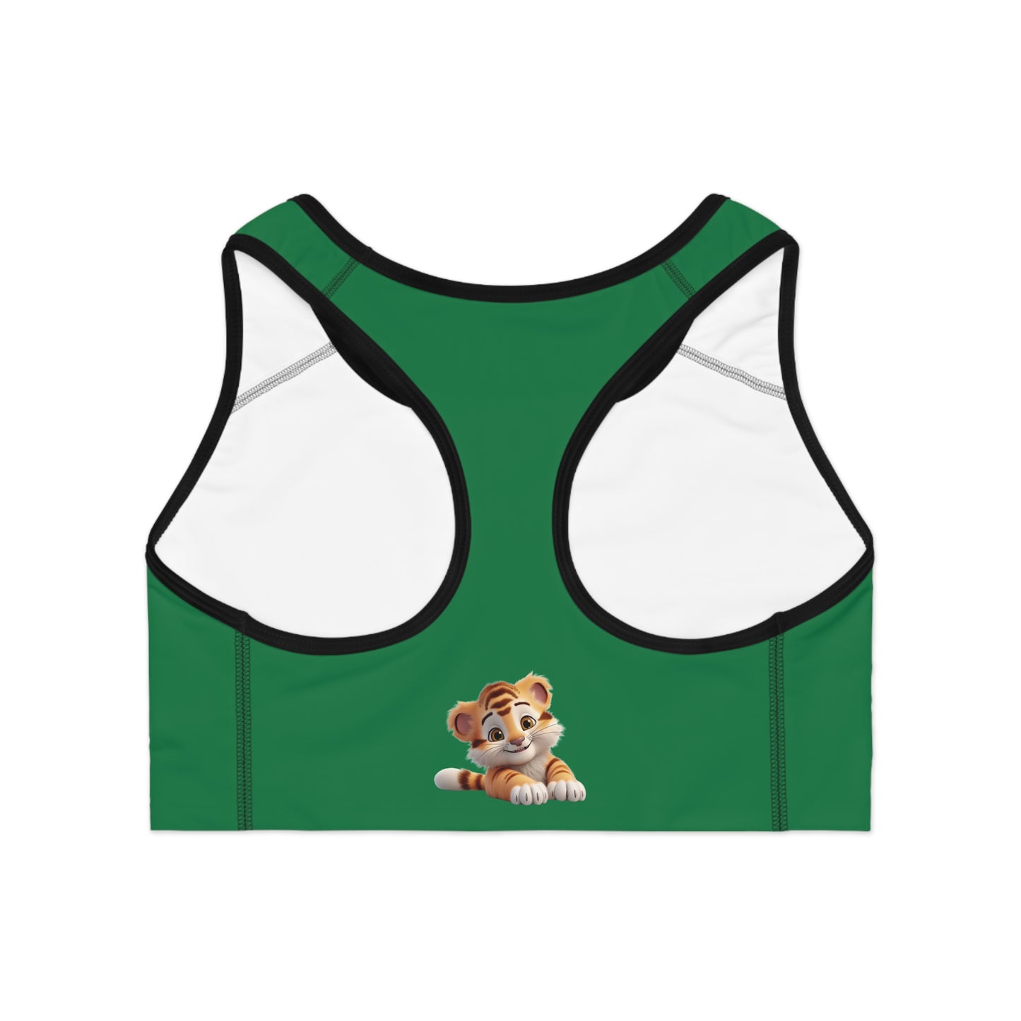 Princess Grace  Cute Tiger Sports Bra for Active Women | Comfortable Fitness Apparel