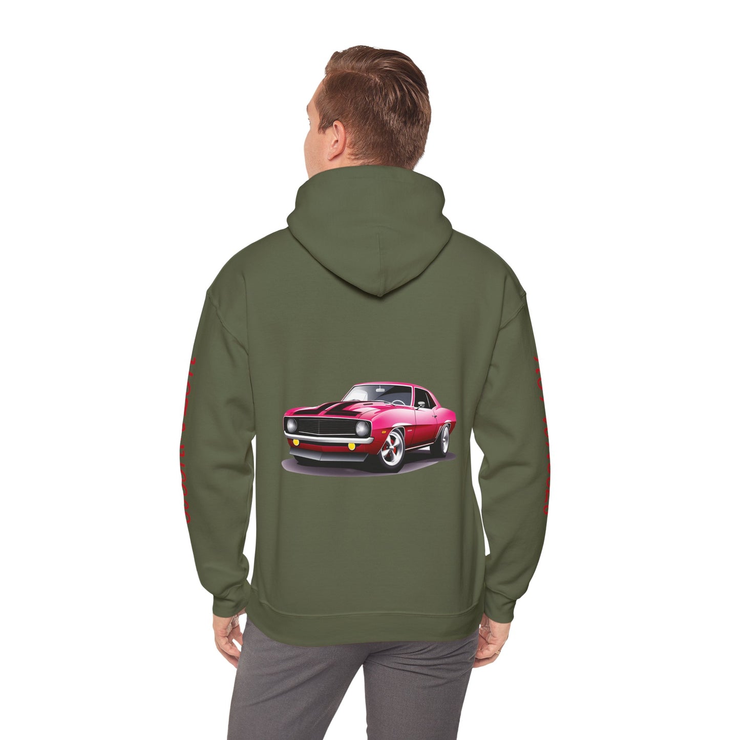 Princess Grace Retro Hot Wheels Hoodie for Car Enthusiasts