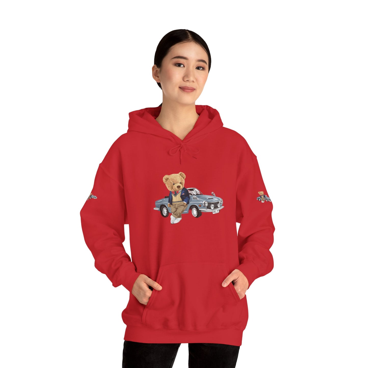 Princess Grace Luxury Bear Hoodie Chic & Cozy Unisex Sweatshirt