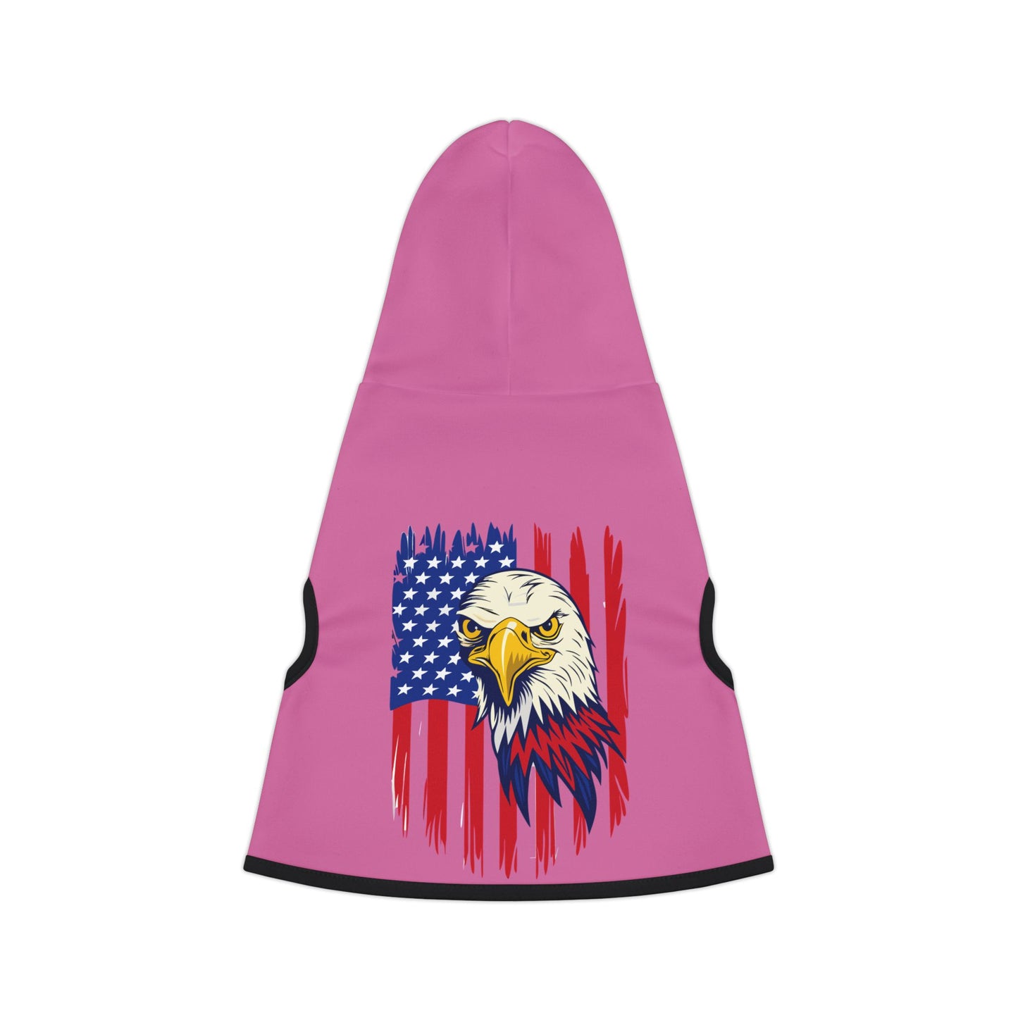 Princess Grave Patriotic Pet Hoodie with Eagle Design Perfect for Celebrations