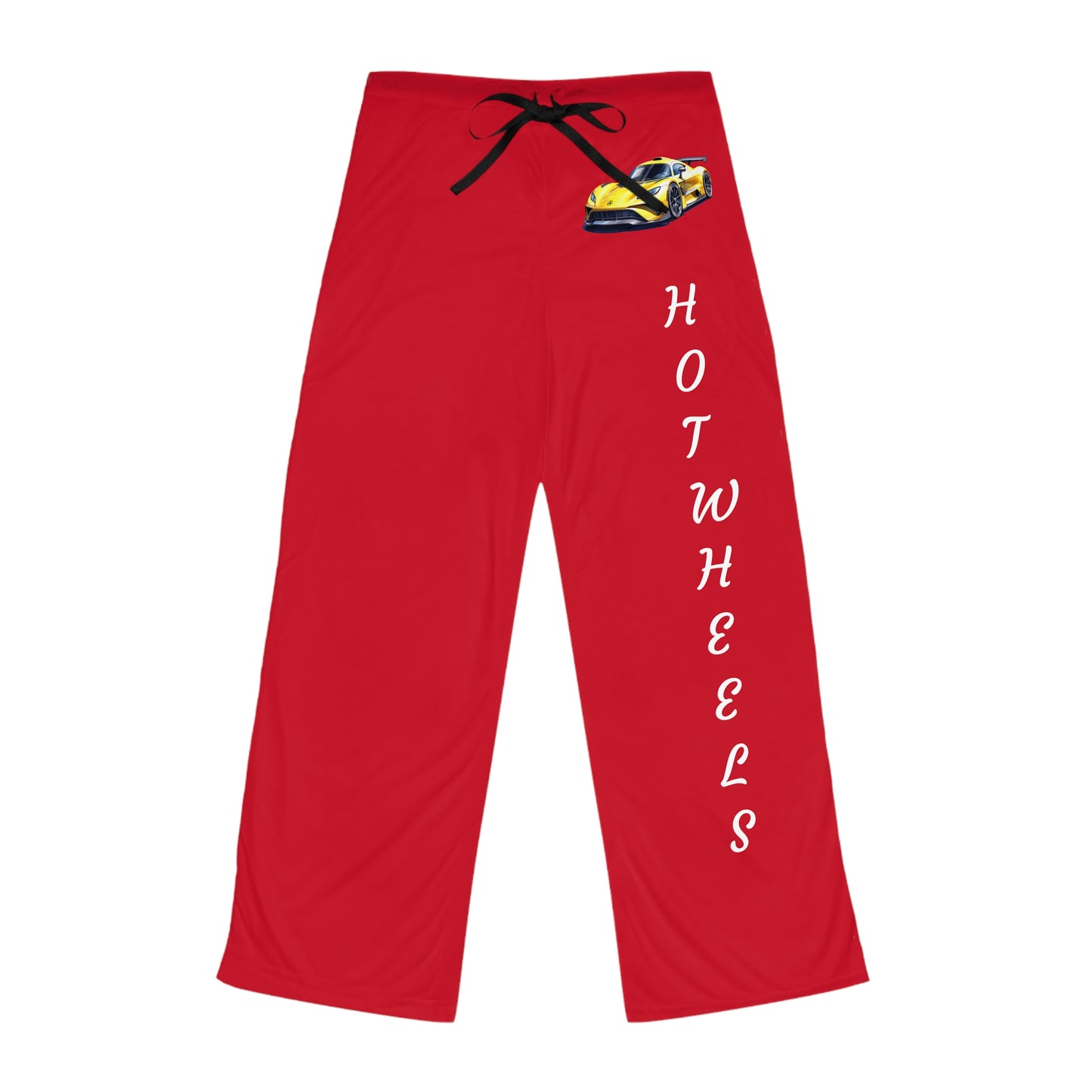 Princess Grace Hot Wheels Pajama Pants Cozy Red Lounge Wear for Car Lovers