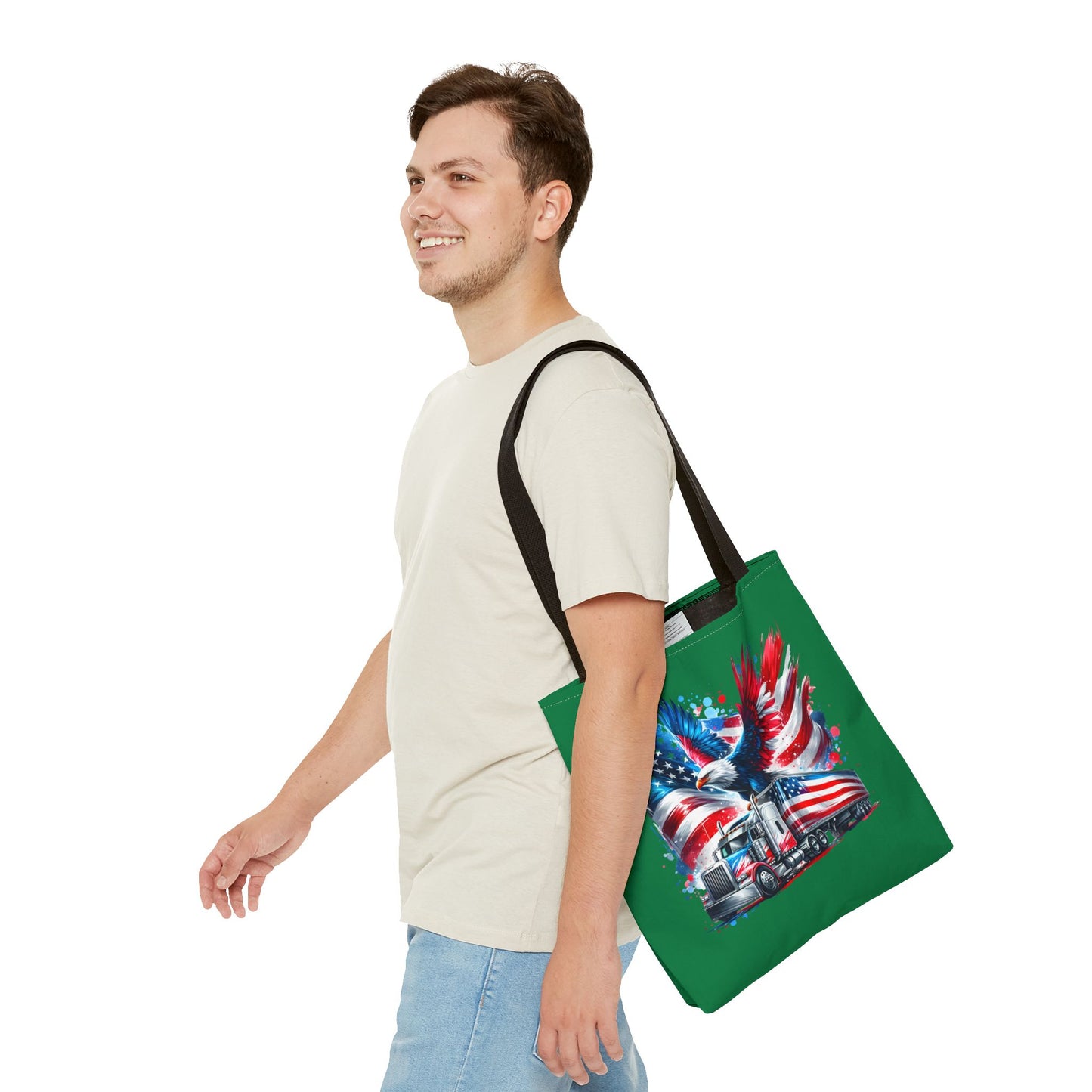 Princess Grace Patriotic Eagle Truck Tote Bag Celebrate Freedom and Adventure