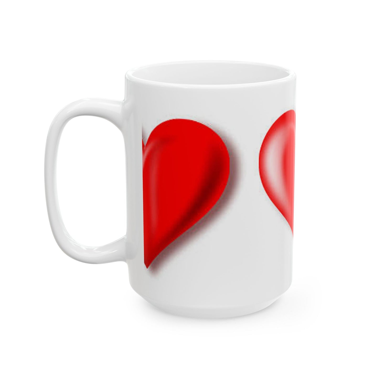 Princess Grace Red Heart Ceramic Mug Perfect Gift for Valentine's Day & Loved Ones