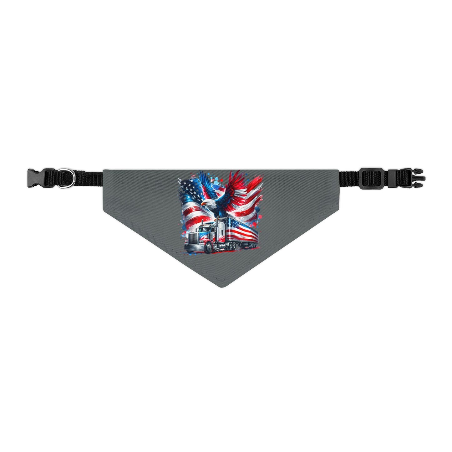 Princess Grace Patriotic Pet Bandana Collar Adjustable Dog Accessory for Celebrations
