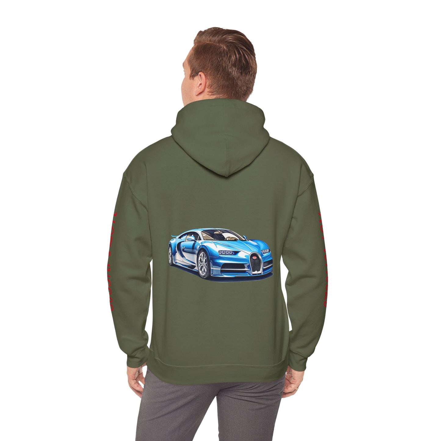 Princess Grace Hot Wheels Unisex Hoodie Cool Car Design Perfect for Automotive Enthusiasts