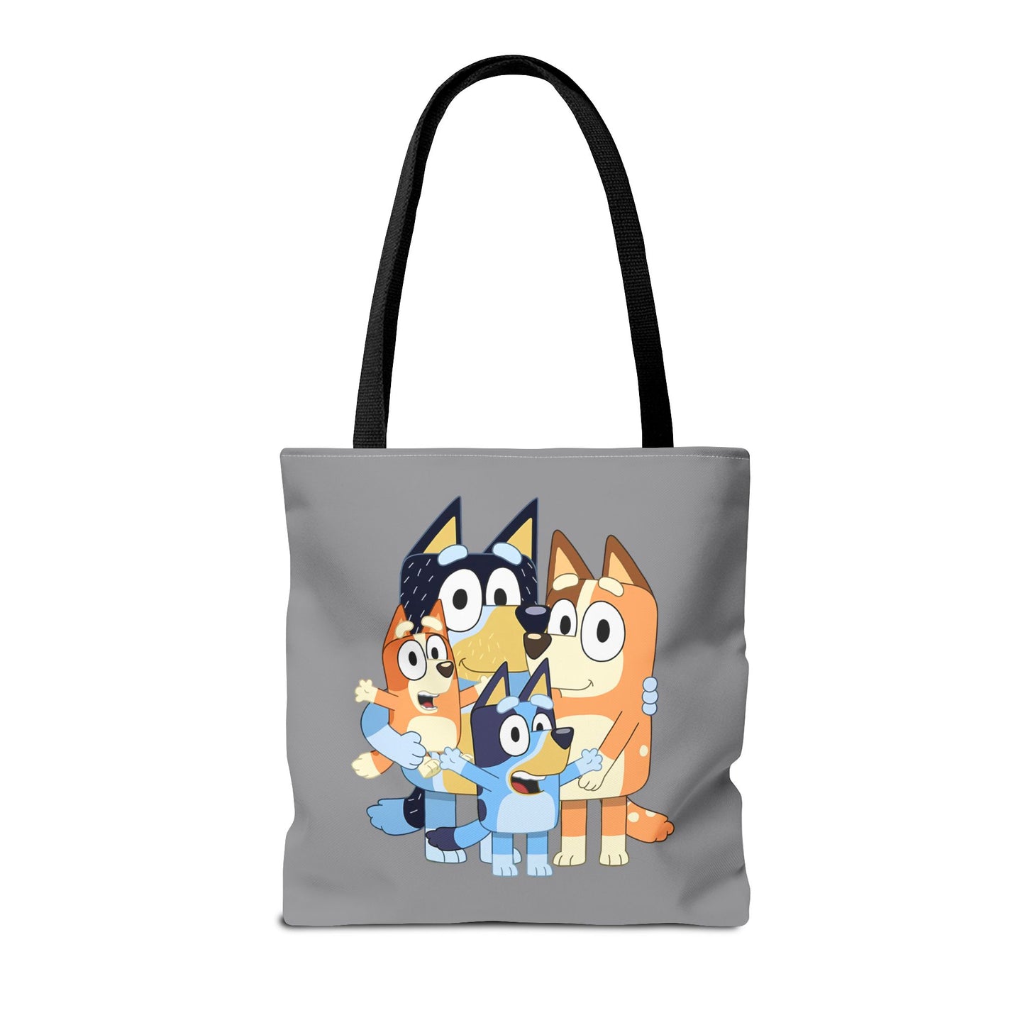Princess Grace Cute Family Dogs Tote Bag Perfect for Dog Lovers and Kids Activities