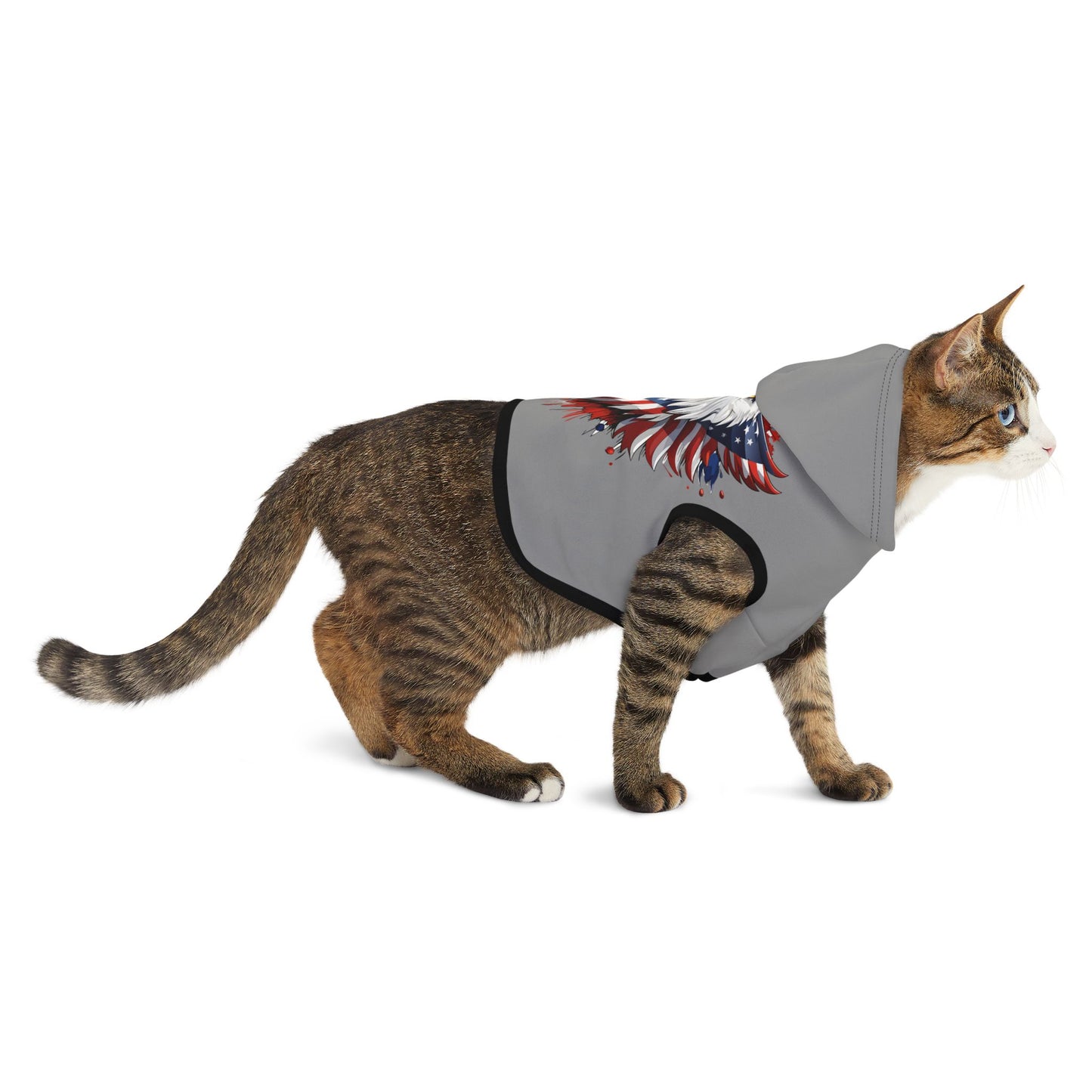 Princess Grace Patriotic Pet Hoodie