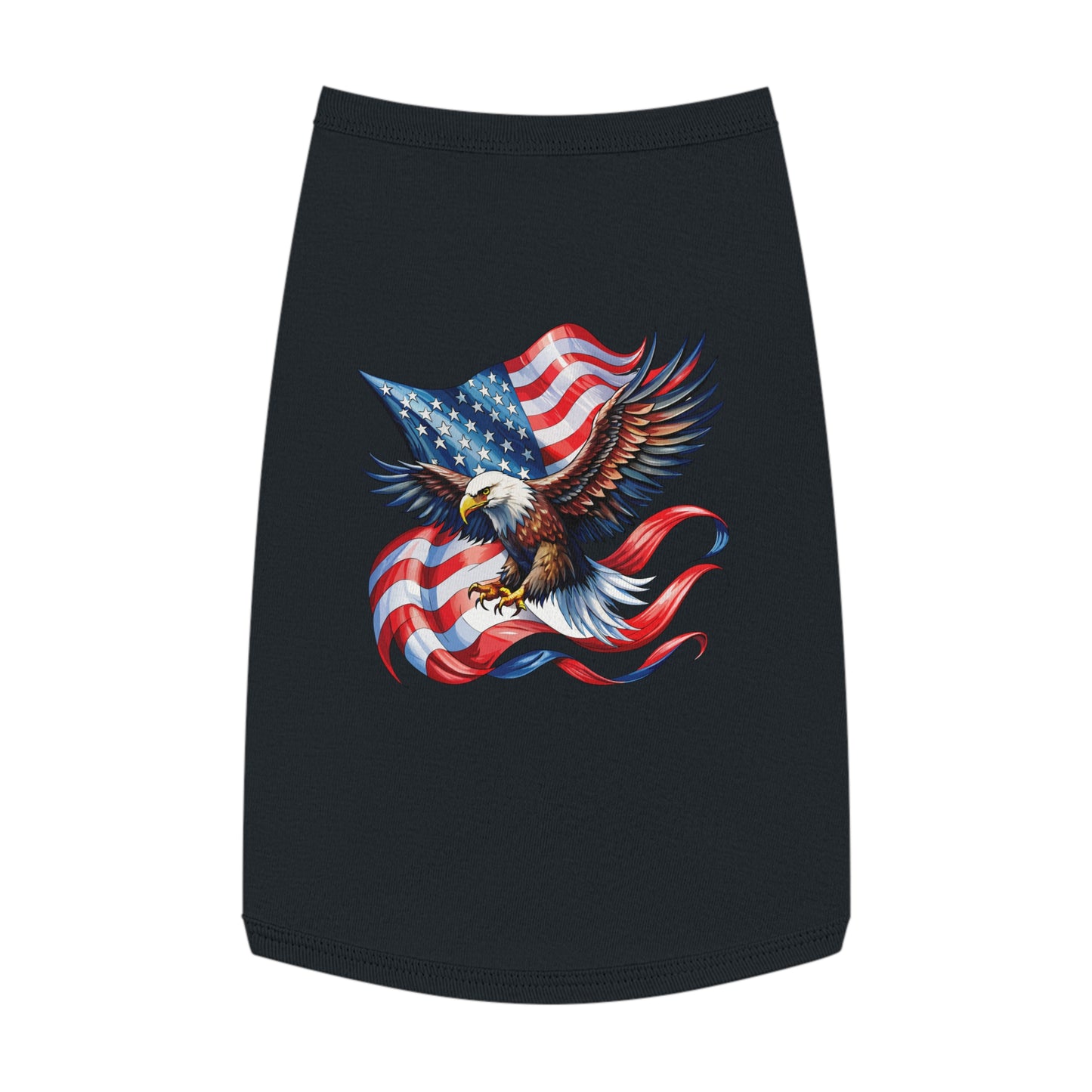 Princess Grace Patriotic Eagle Pet Tank Top for Celebrations