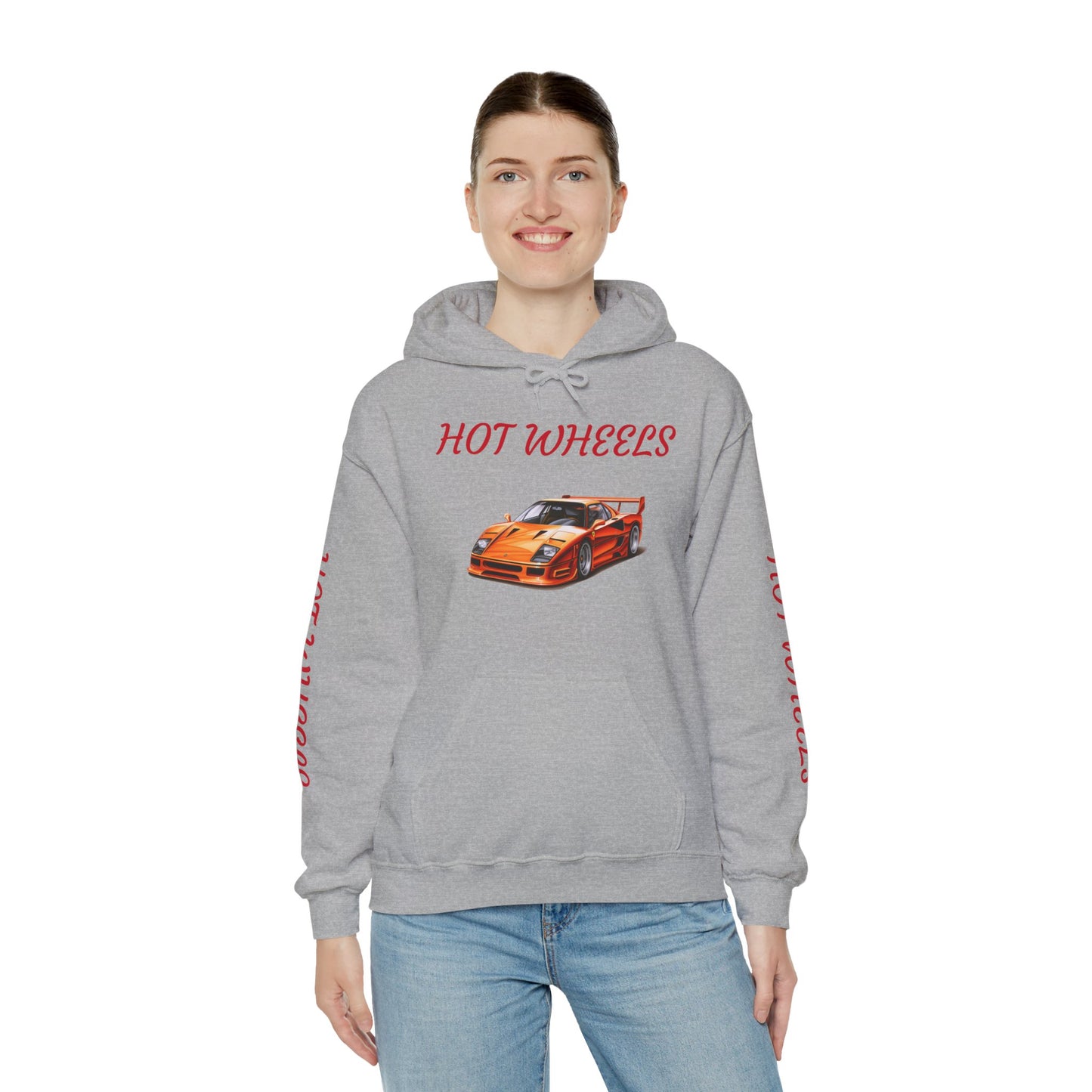 Princess Grace Hot Wheels Unisex Heavy Blend Hooded Sweatshirt Retro Racing Style