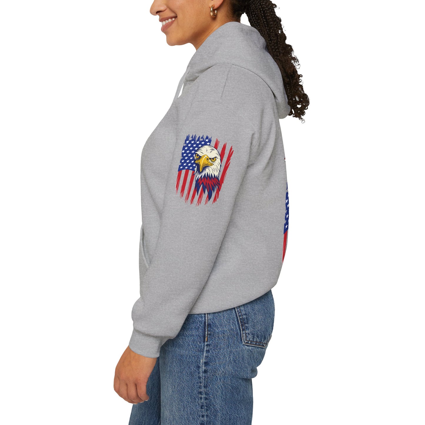 Princess Grace Unisex Air Force Hoodie with Eagle Design