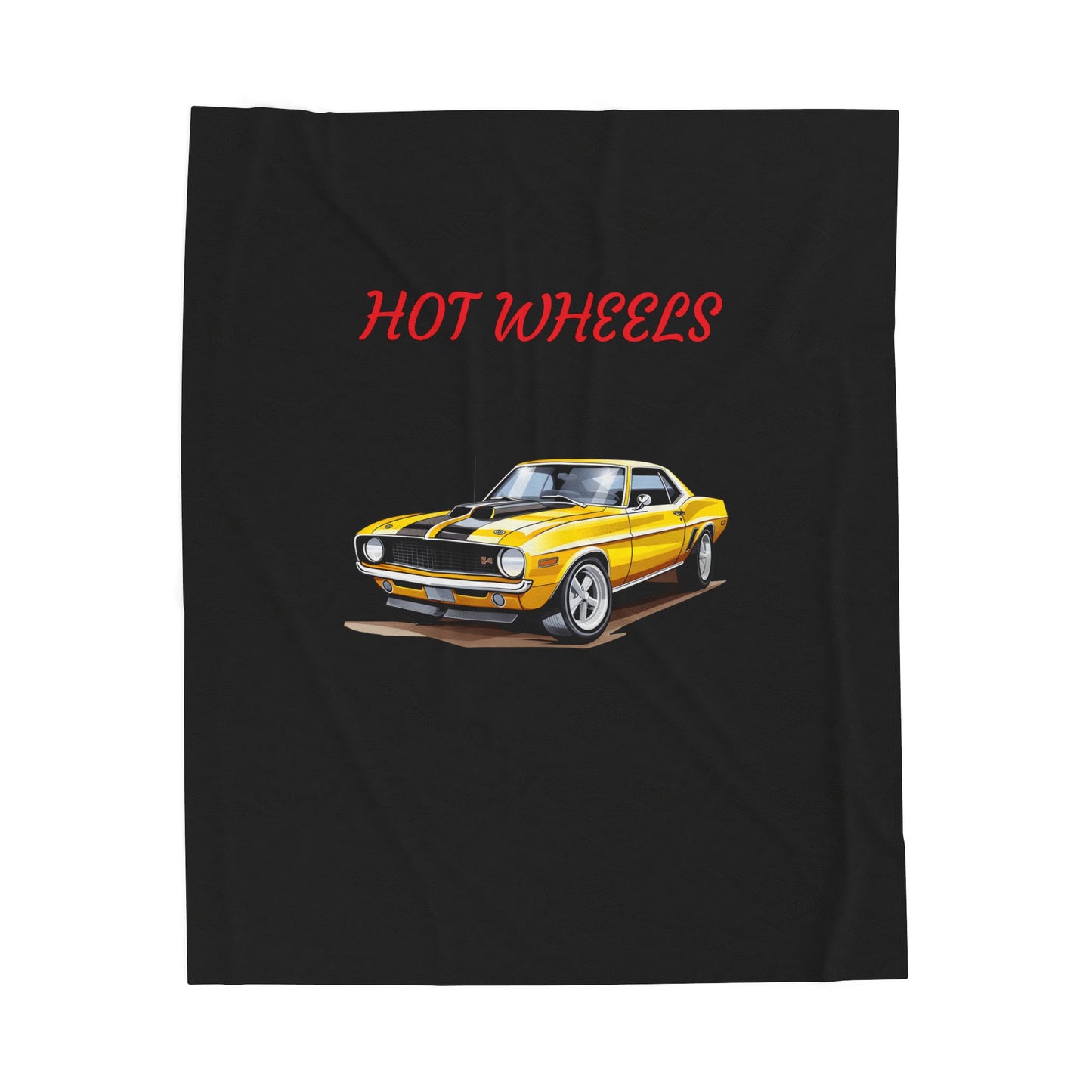 Princess Grace Hot Wheels Velveteen Plush Blanket Cozy Racing Inspiration