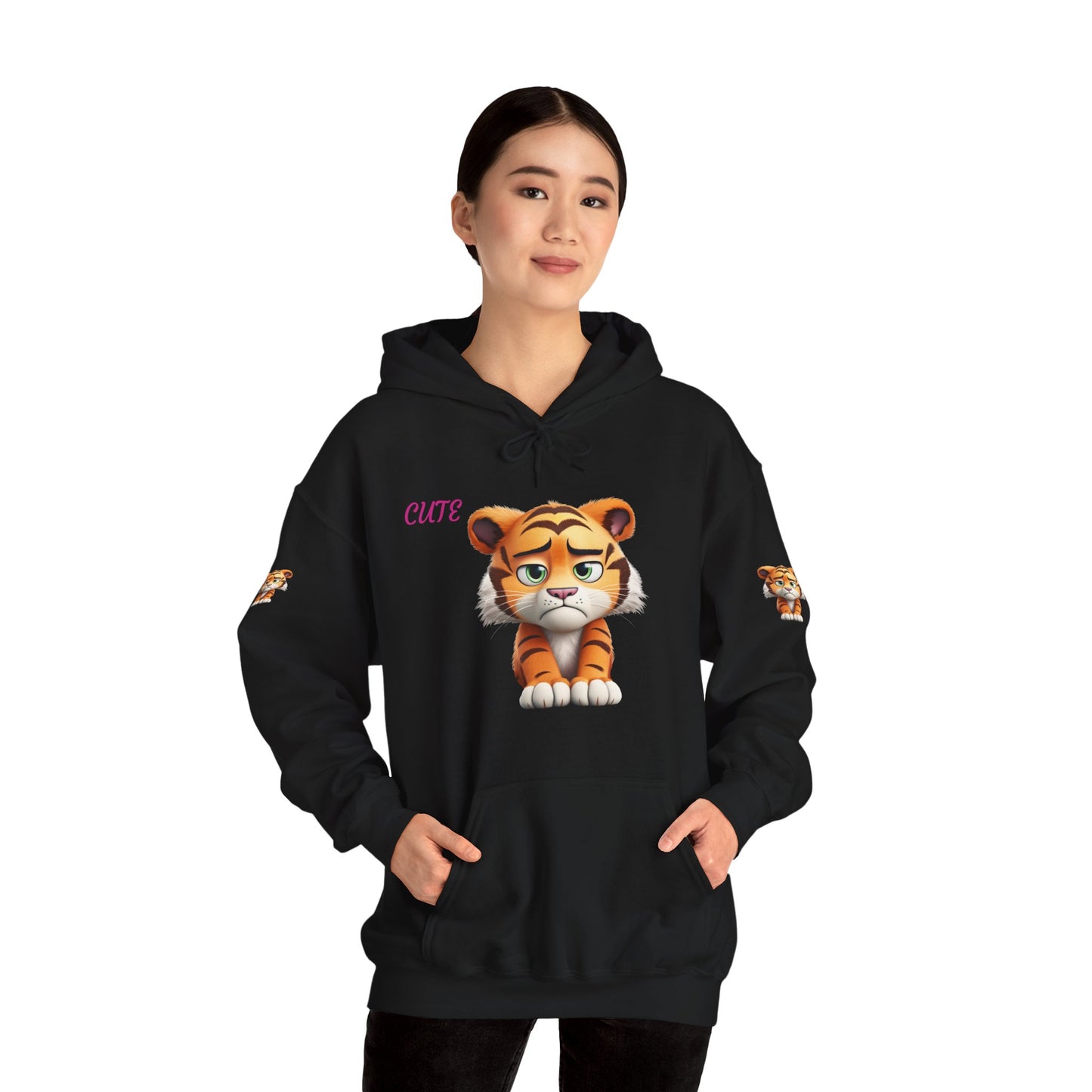 Princess Grace Cute Tiger Graphic Unisex Hoodie