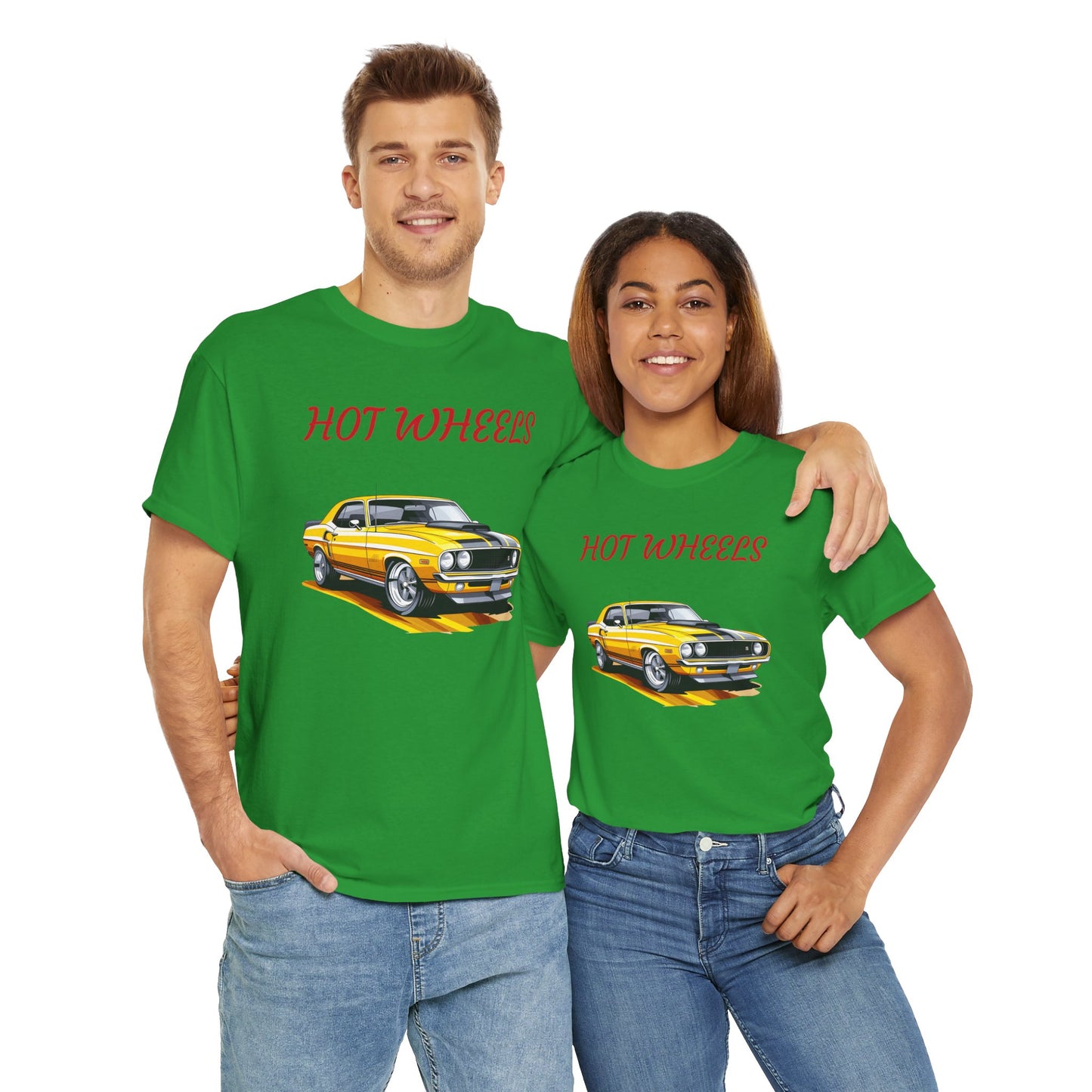 Princess Grace Vintage Hot Wheels Unisex Heavy Cotton Tee Classic Car Design