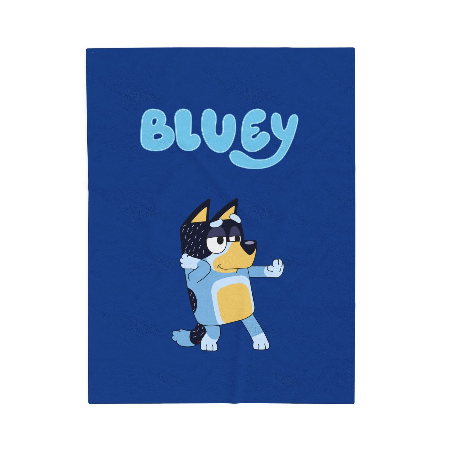 Princess Grace Bluey Velveteen Plush Blanket Cozy Kids Throw for Home & Playtime